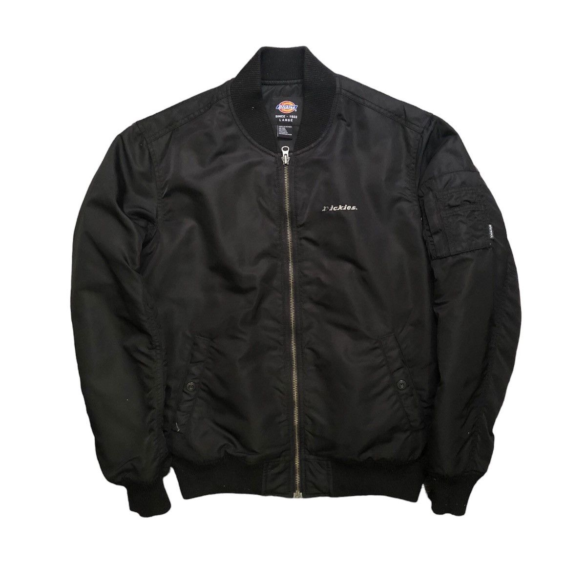 Dickies Dickies All black MA-1 flight bomber jacket Size US L / EU 52-54 / 3 - 2 Thumbnail
