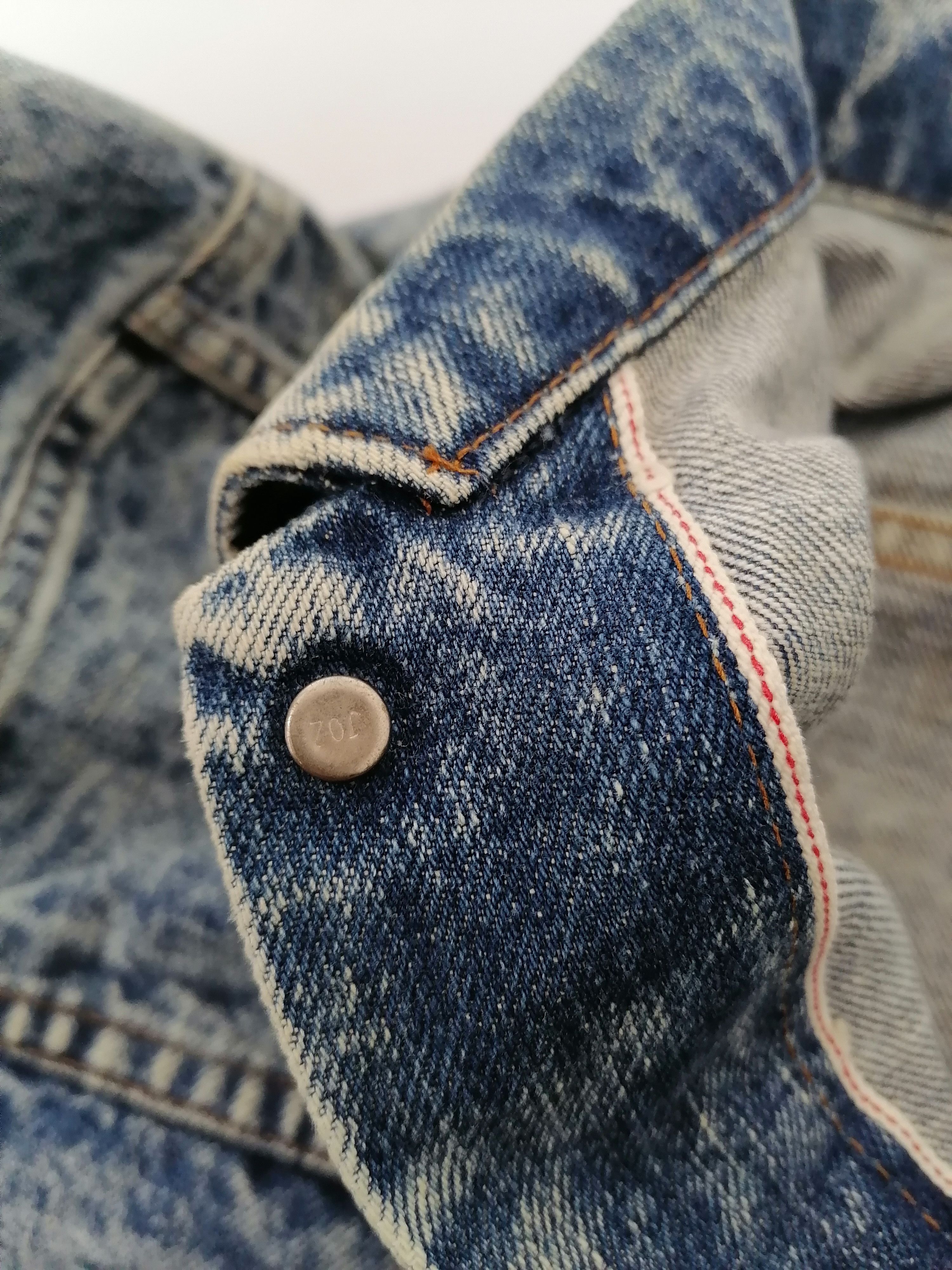 Levi's × Levi's Vintage Clothing 70701XX Levi's Strauss Acid Wash Denim Jacket Size US L / EU 52-54 / 3 - 4 Thumbnail