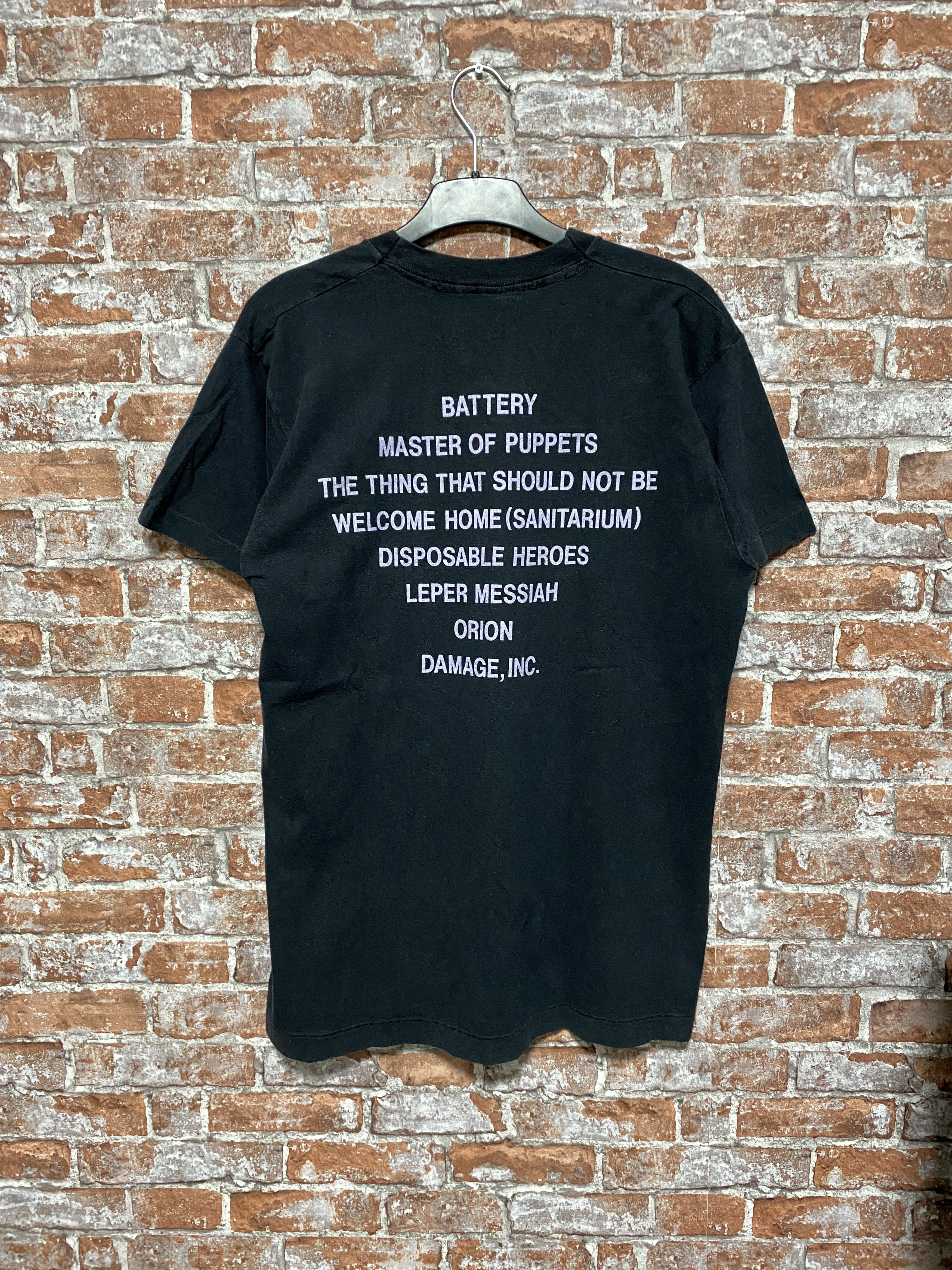 Band Tees Metallica 1987 Vintage Muster of Puppets tee Size US XL / EU 56 / 4 - 2 Thumbnail