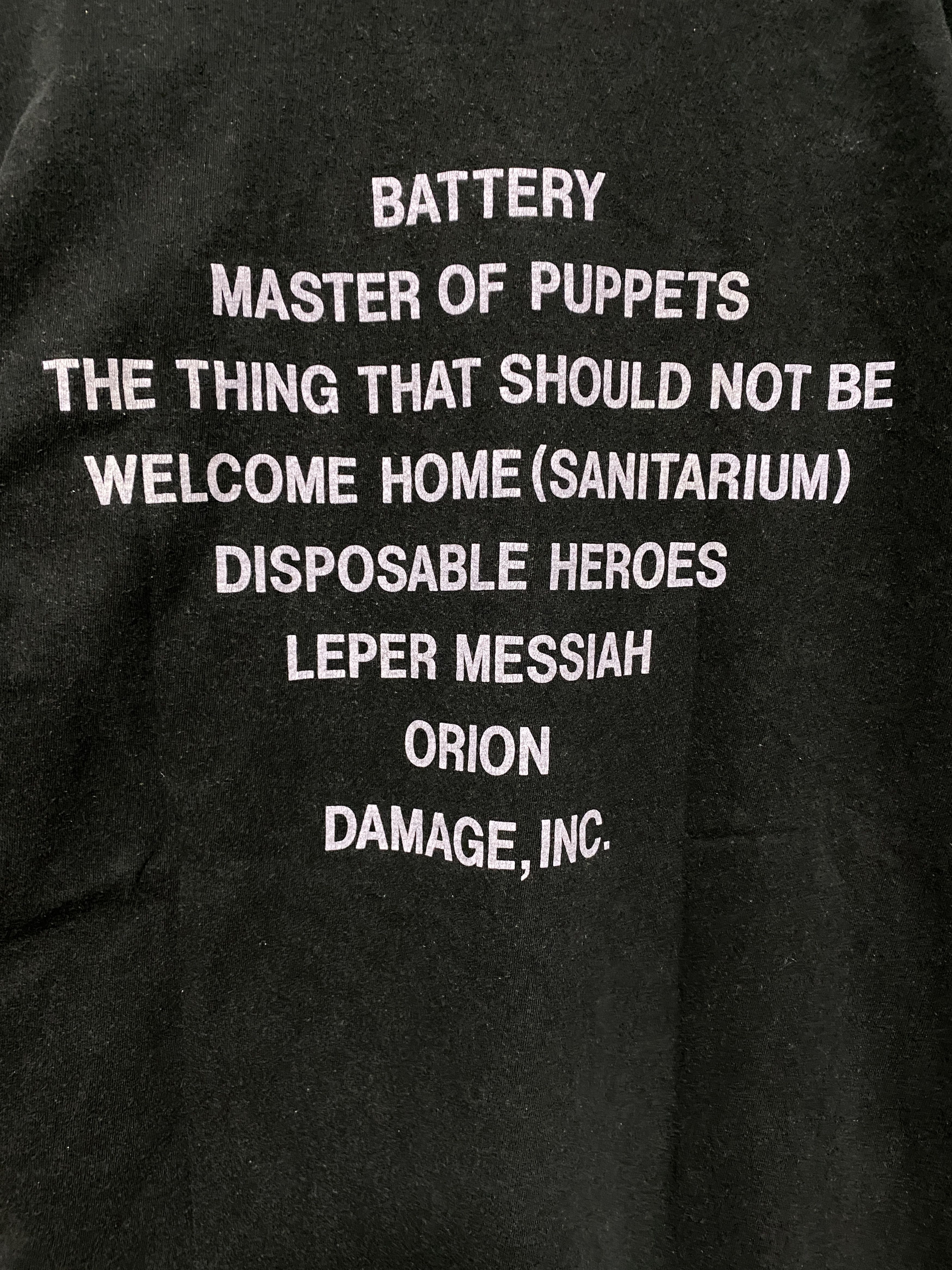 Band Tees Metallica 1987 Vintage Muster of Puppets tee Size US XL / EU 56 / 4 - 12 Thumbnail