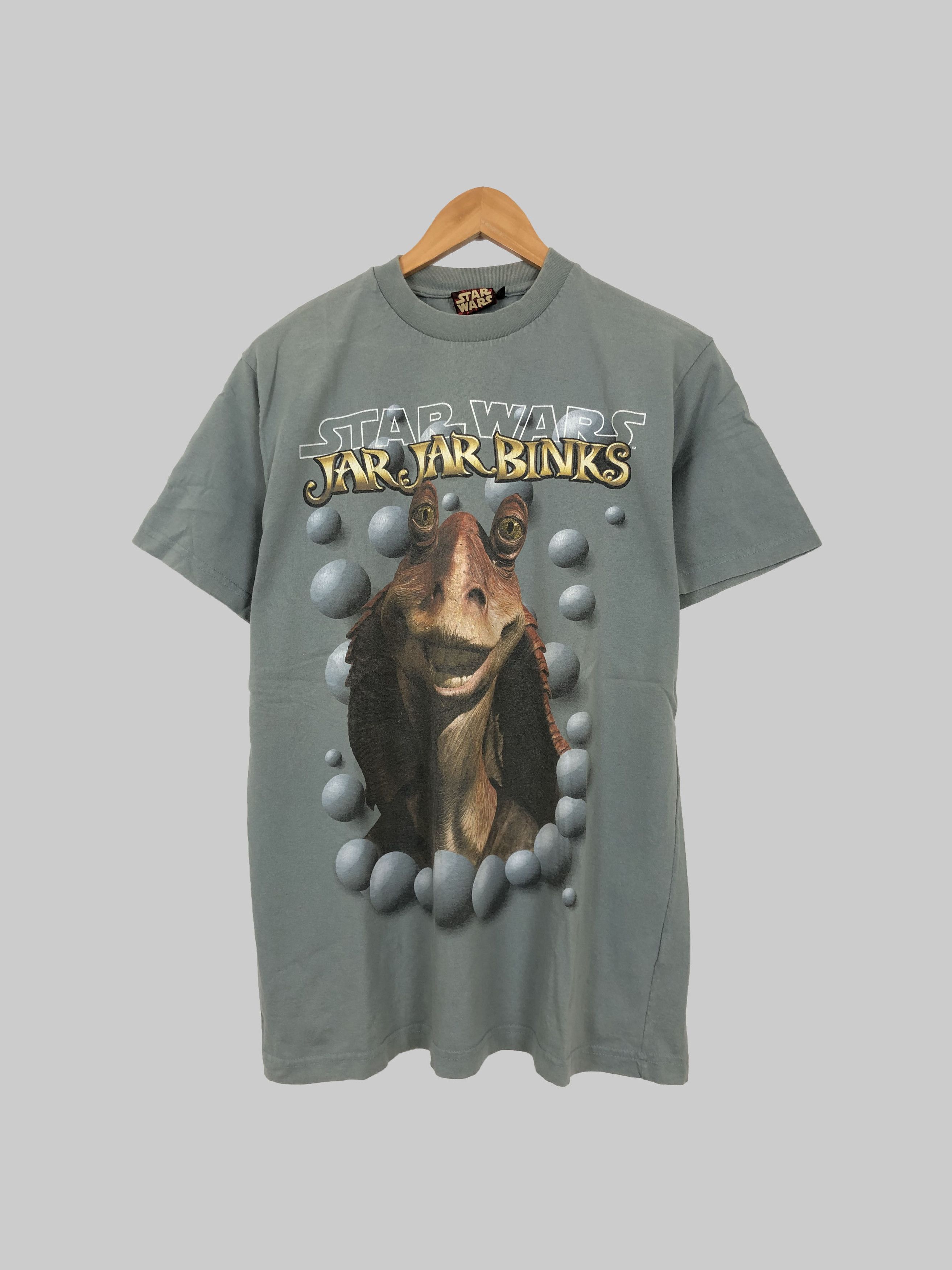 Star Wars Vintage 90s Star Wars Jar Jar Binks Episode One (Stra Trek) Size US M / EU 48-50 / 2 - 1 Thumbnail