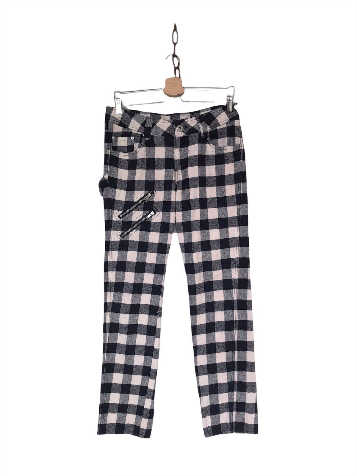 image of 20471120 x Archival Clothing Vintage Japanese Tartan Zipp Punk Pant, Men's (Size 30)