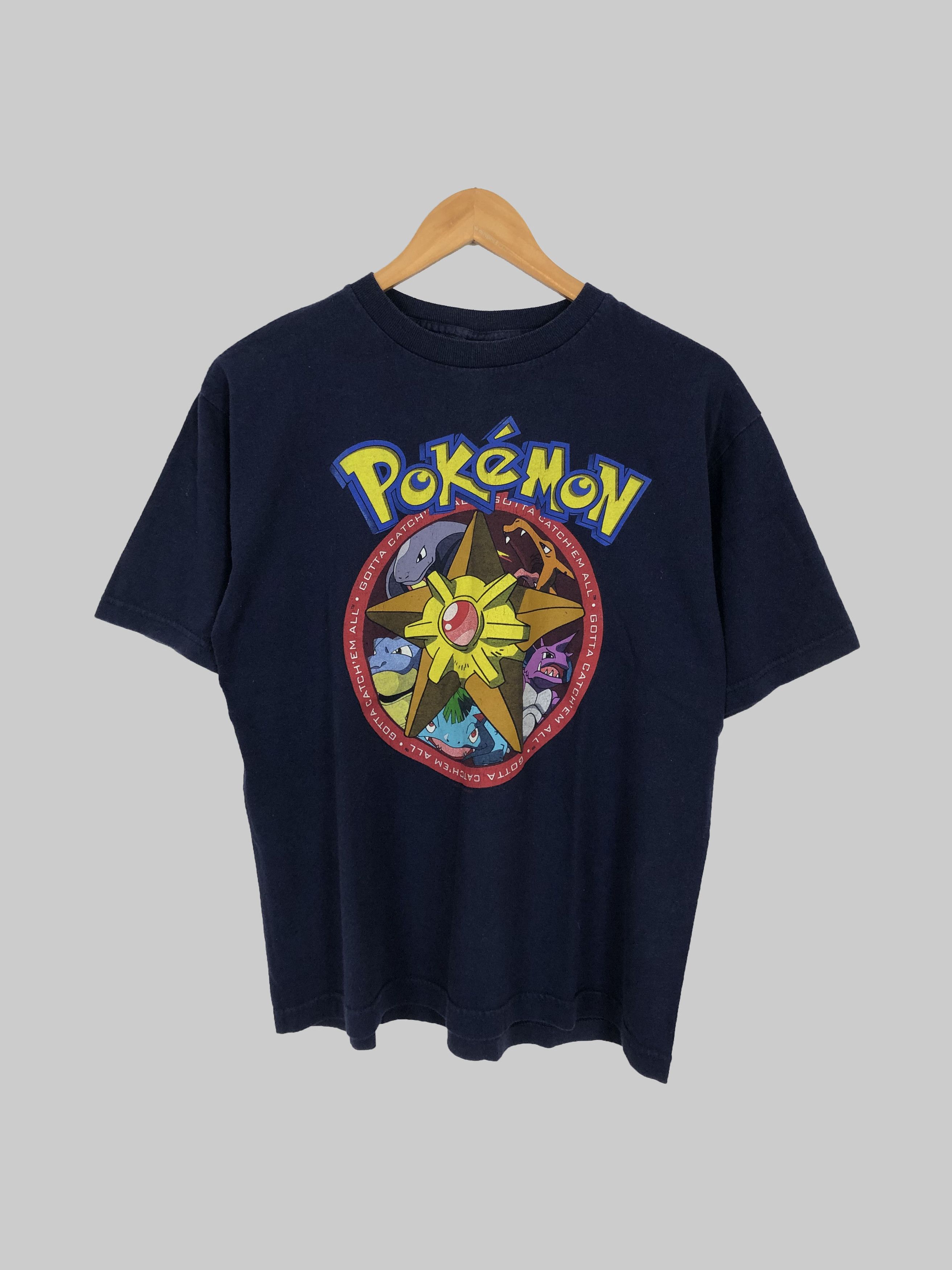 Nintendo Vintage 1999 Pokemon Gotta Catch Em All (Dragon Ball) Size US M / EU 48-50 / 2 - 1 Thumbnail