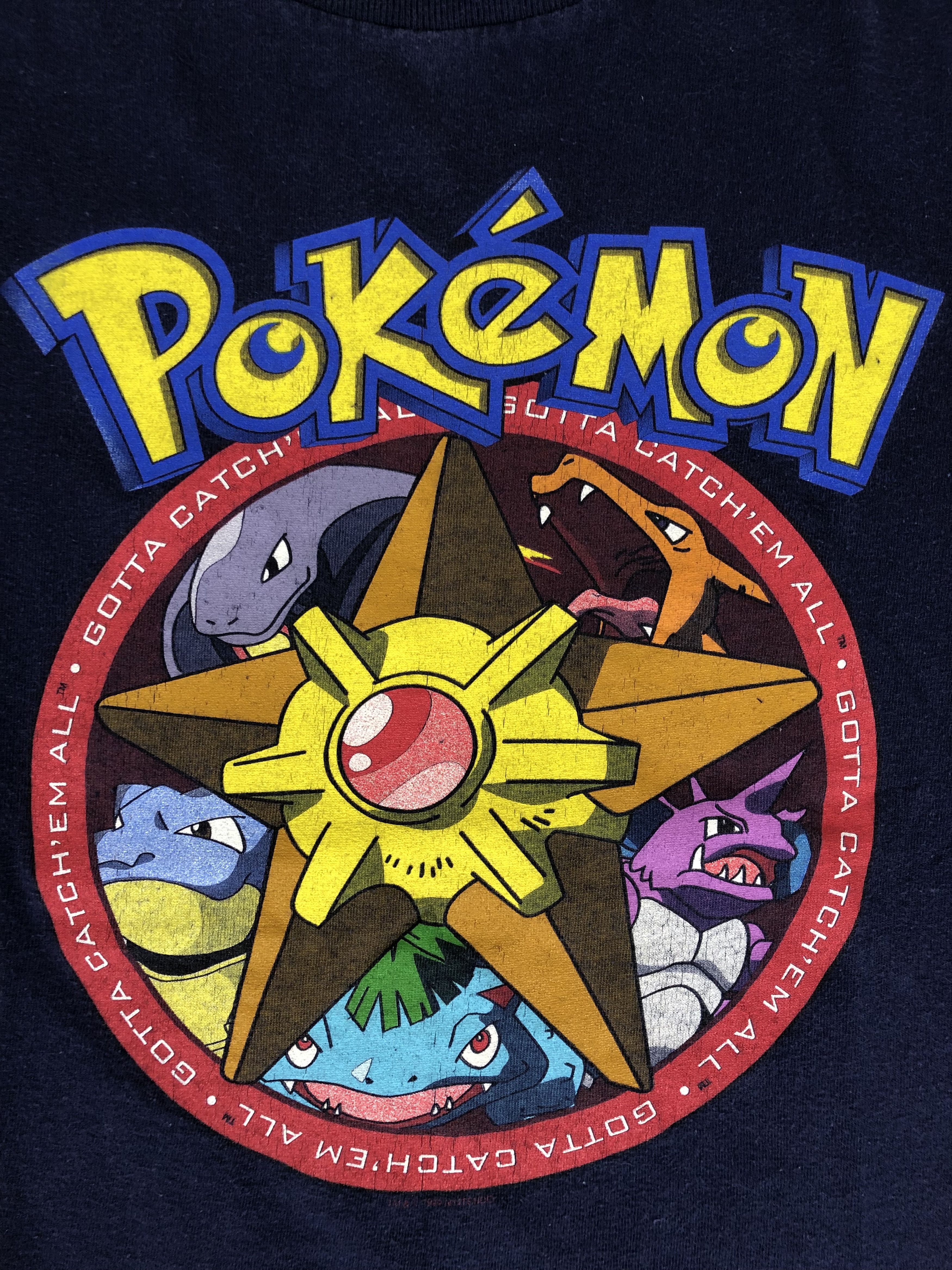 Nintendo Vintage 1999 Pokemon Gotta Catch Em All (Dragon Ball) Size US M / EU 48-50 / 2 - 3 Thumbnail