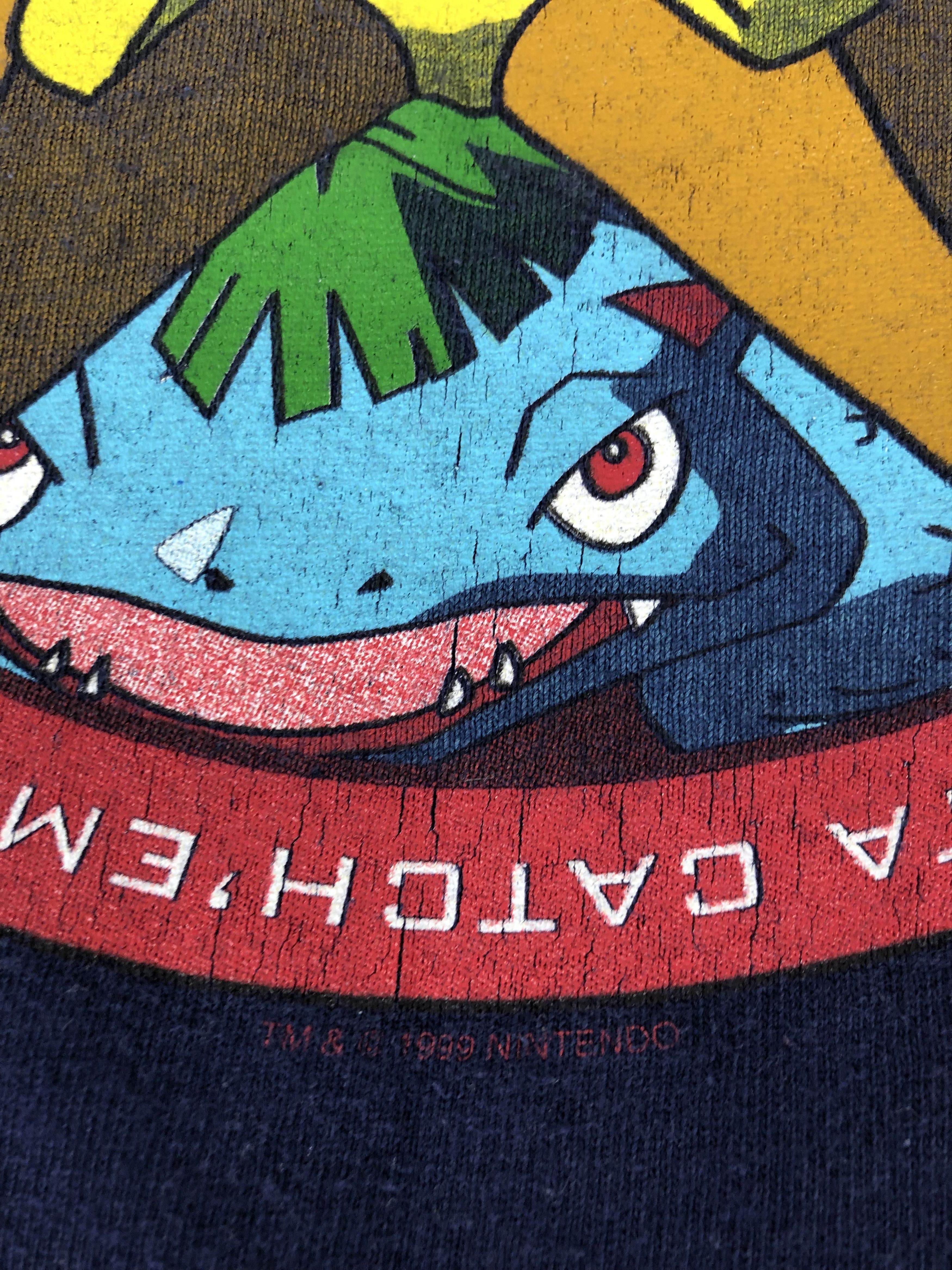 Nintendo Vintage 1999 Pokemon Gotta Catch Em All (Dragon Ball) Size US M / EU 48-50 / 2 - 5 Thumbnail