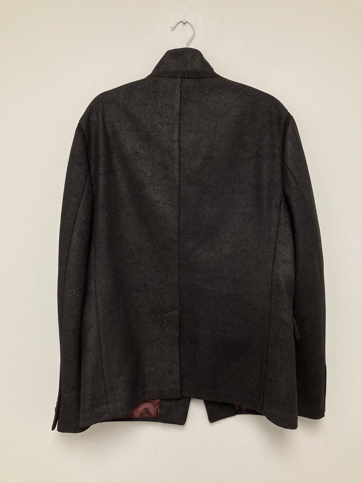 John Varvatos Leather effect cutaway jacket. 52 Size US L / EU 52-54 / 3 - 11 Thumbnail