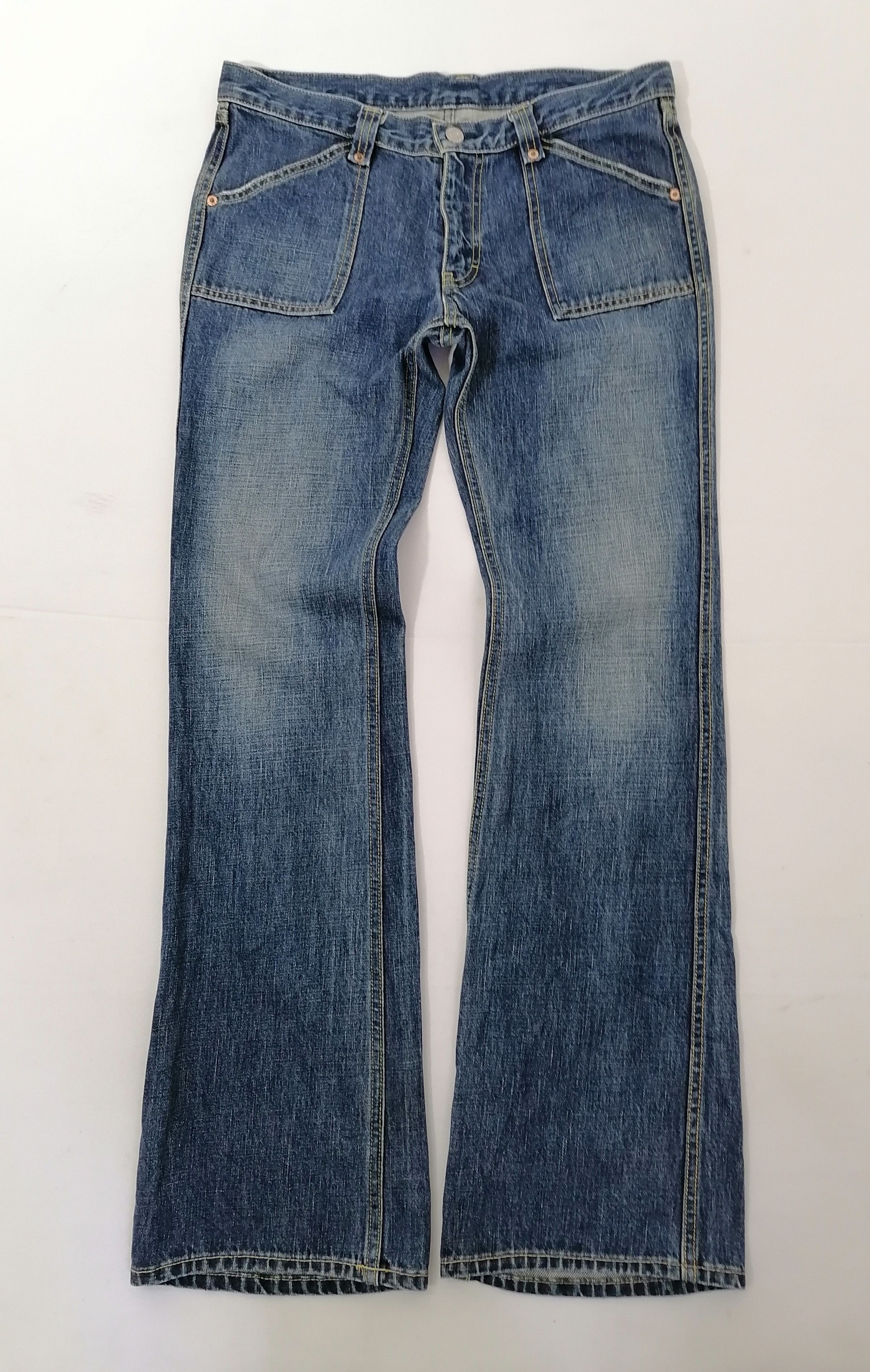 Japanese Brand World International Universal Denim Jeans Size US 33 - 1 Thumbnail
