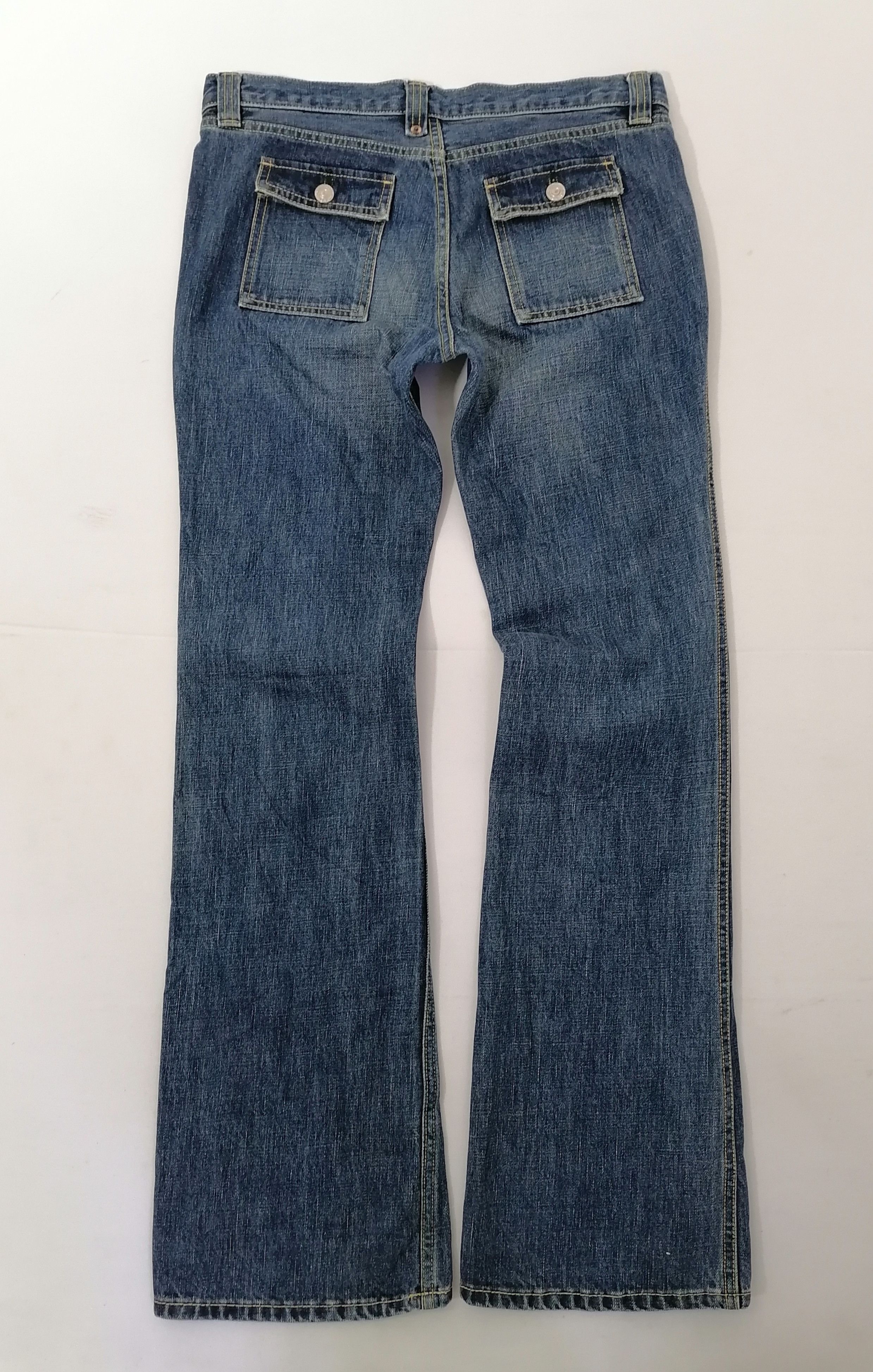 Japanese Brand World International Universal Denim Jeans Size US 33 - 2 Thumbnail