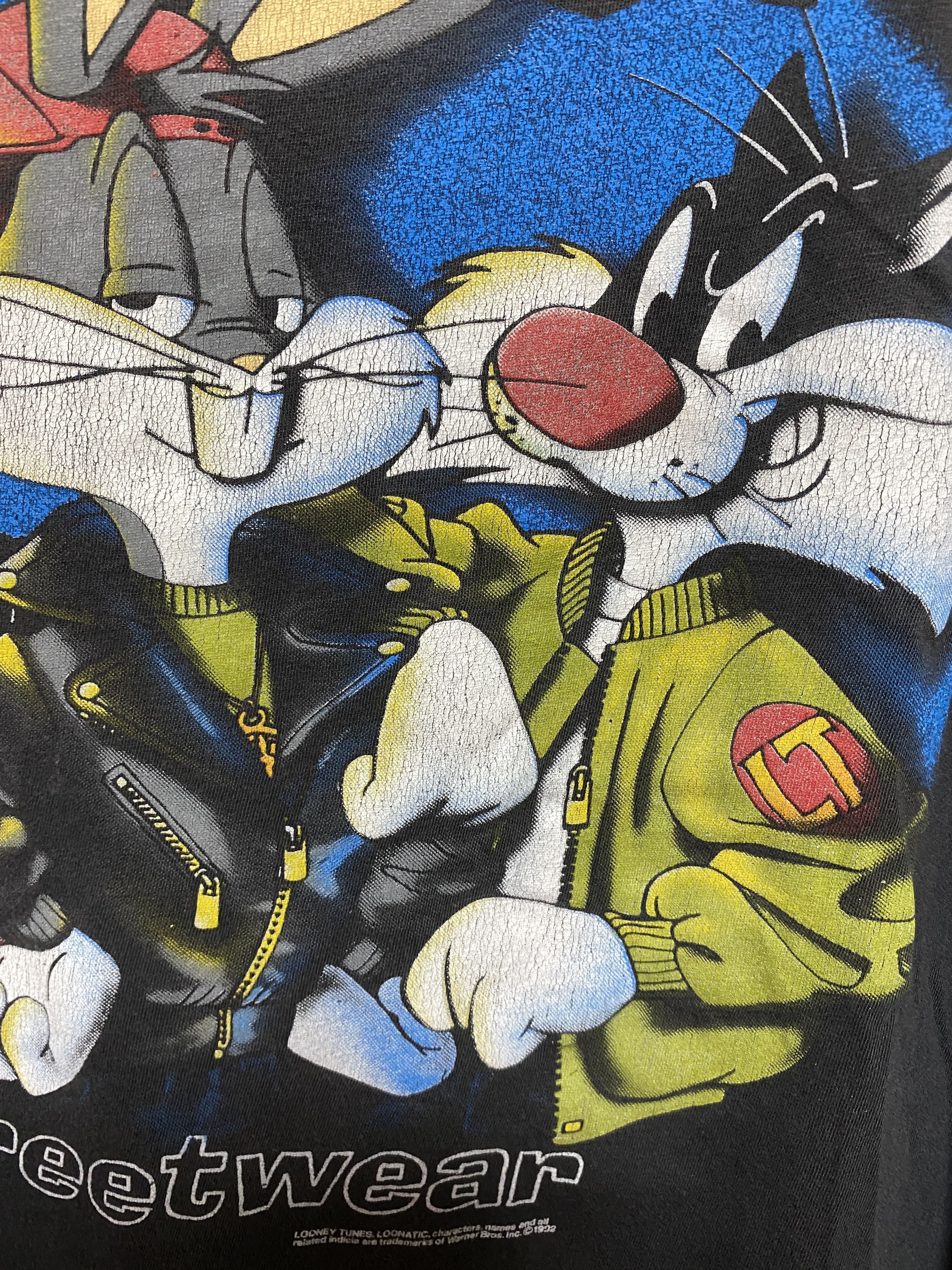 Cartoon Network Vintage 1992 Looney Tunes cartoon T-shirt Size US XL / EU 56 / 4 - 8 Thumbnail
