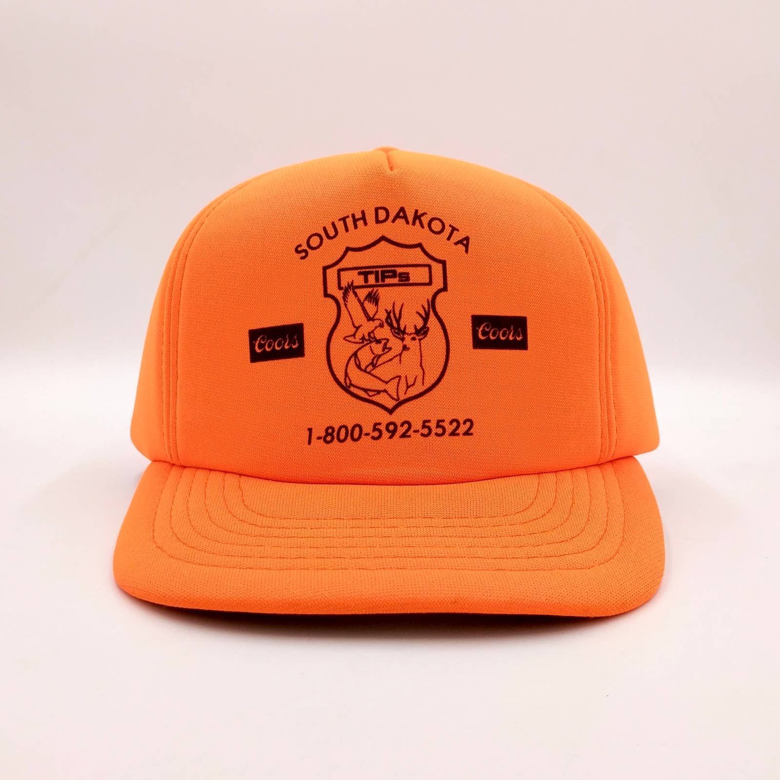 Vintage Vintage COORS Beer South Dakota TIPs Snapback Trucker Hat Size ONE SIZE - 2 Thumbnail