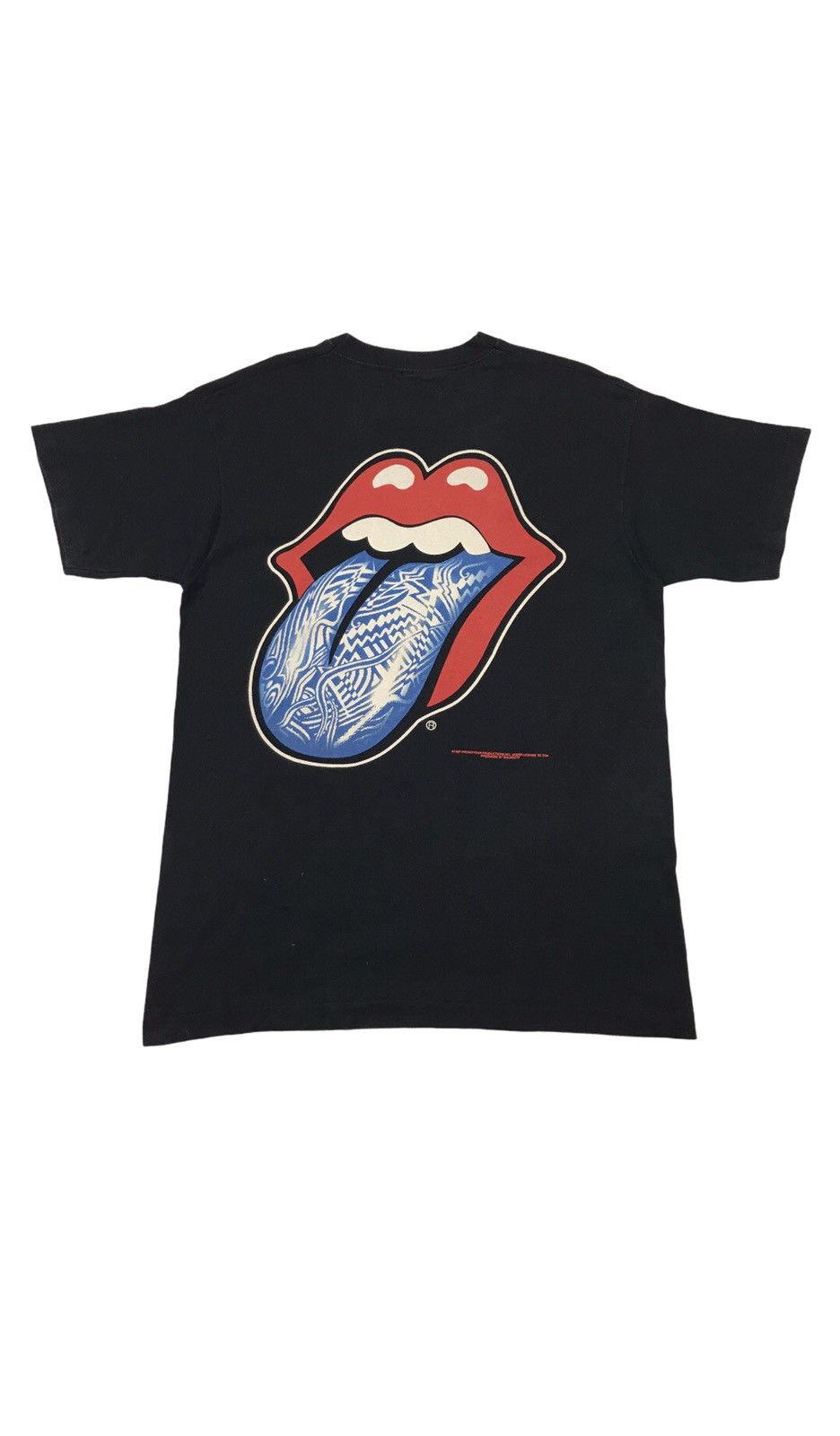 Band Tees × Vintage Vintage THE ROLLING STONES nice design promo t-shirt Size US L / EU 52-54 / 3 - 1 Thumbnail