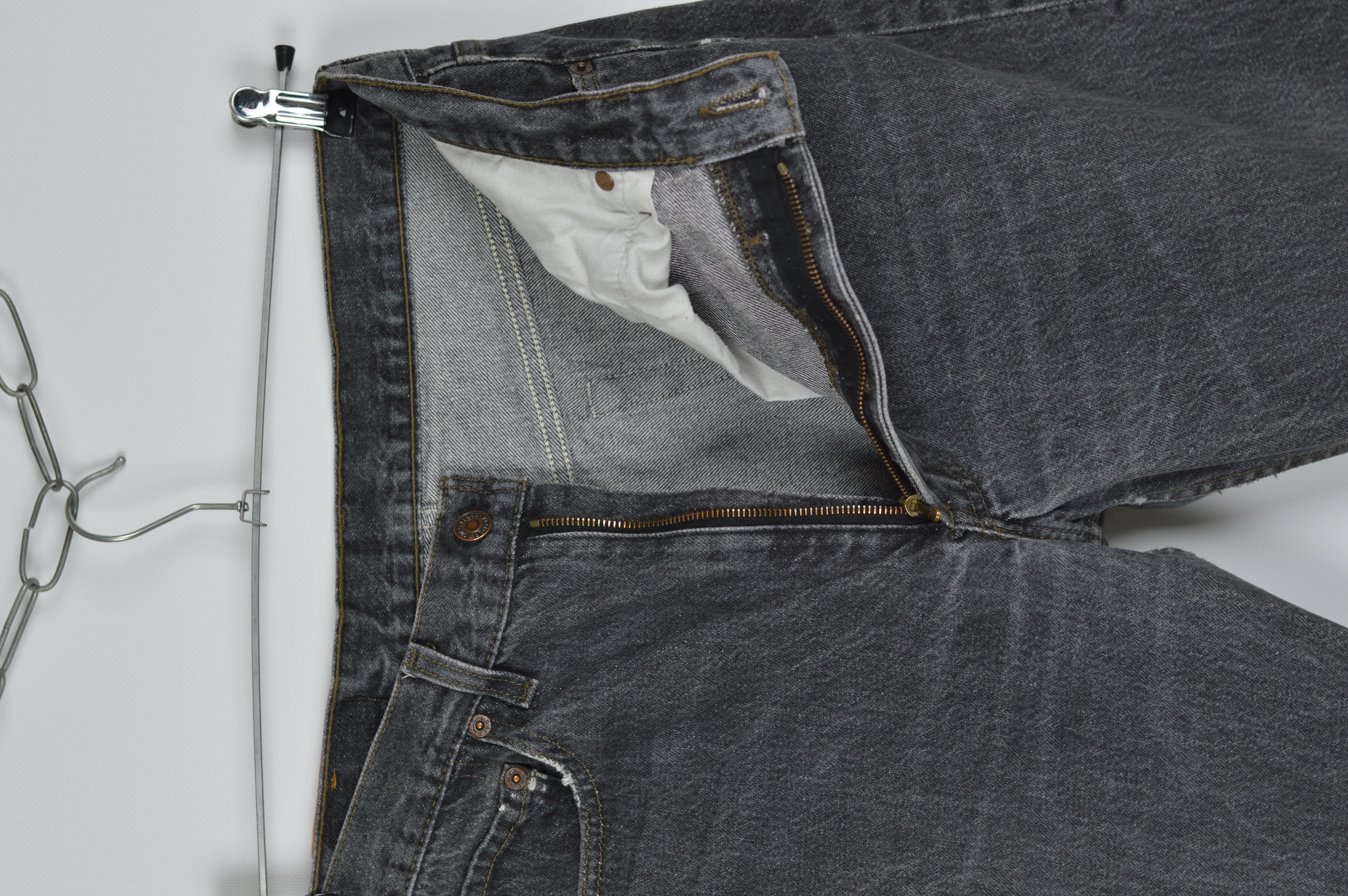 Levi's × Vintage Vintage Levis 501 Made in USA Jeans Grey Pant Size US 34 / EU 50 - 15 Thumbnail