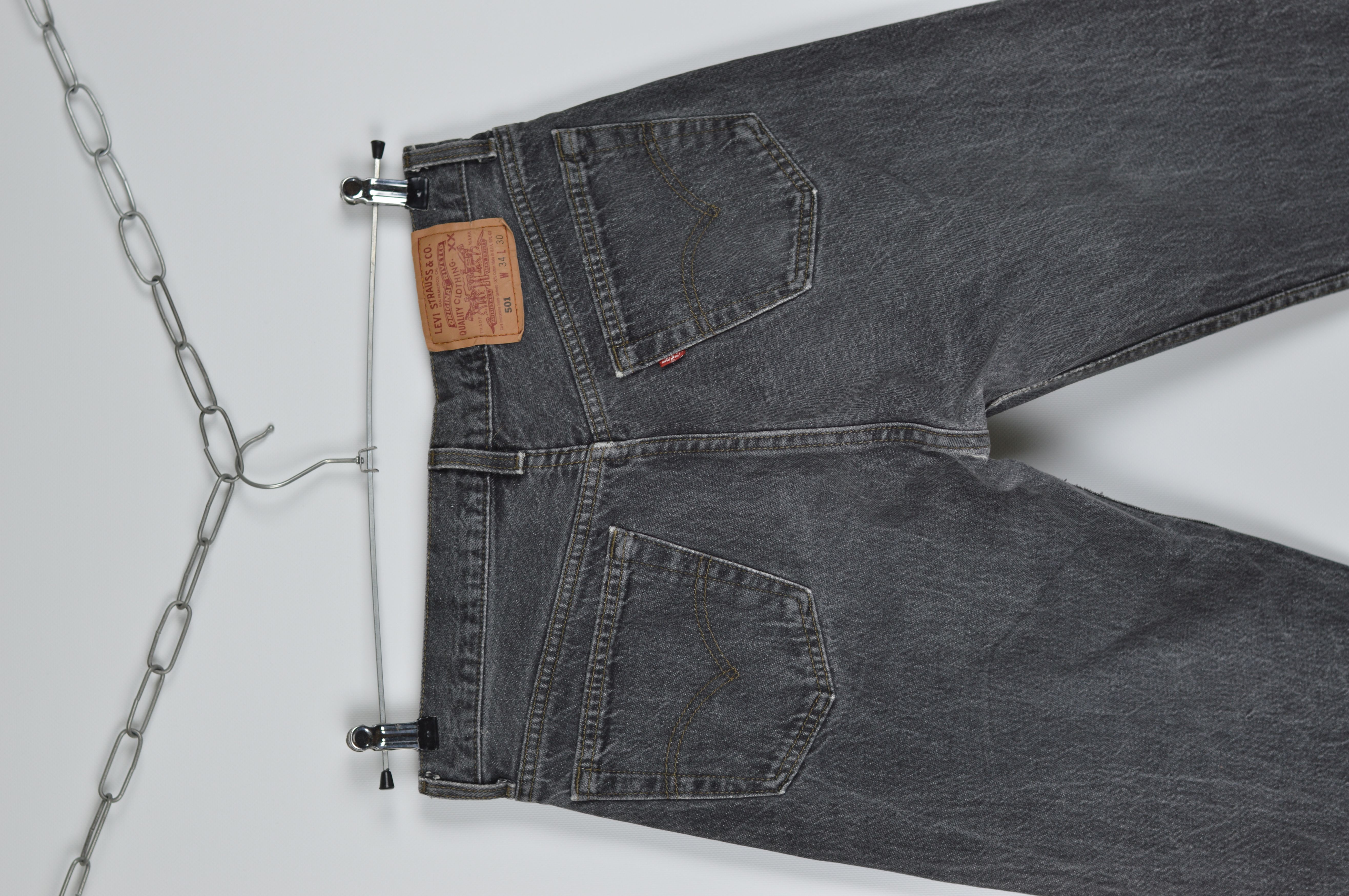 Levi's × Vintage Vintage Levis 501 Made in USA Jeans Grey Pant Size US 34 / EU 50 - 8 Thumbnail