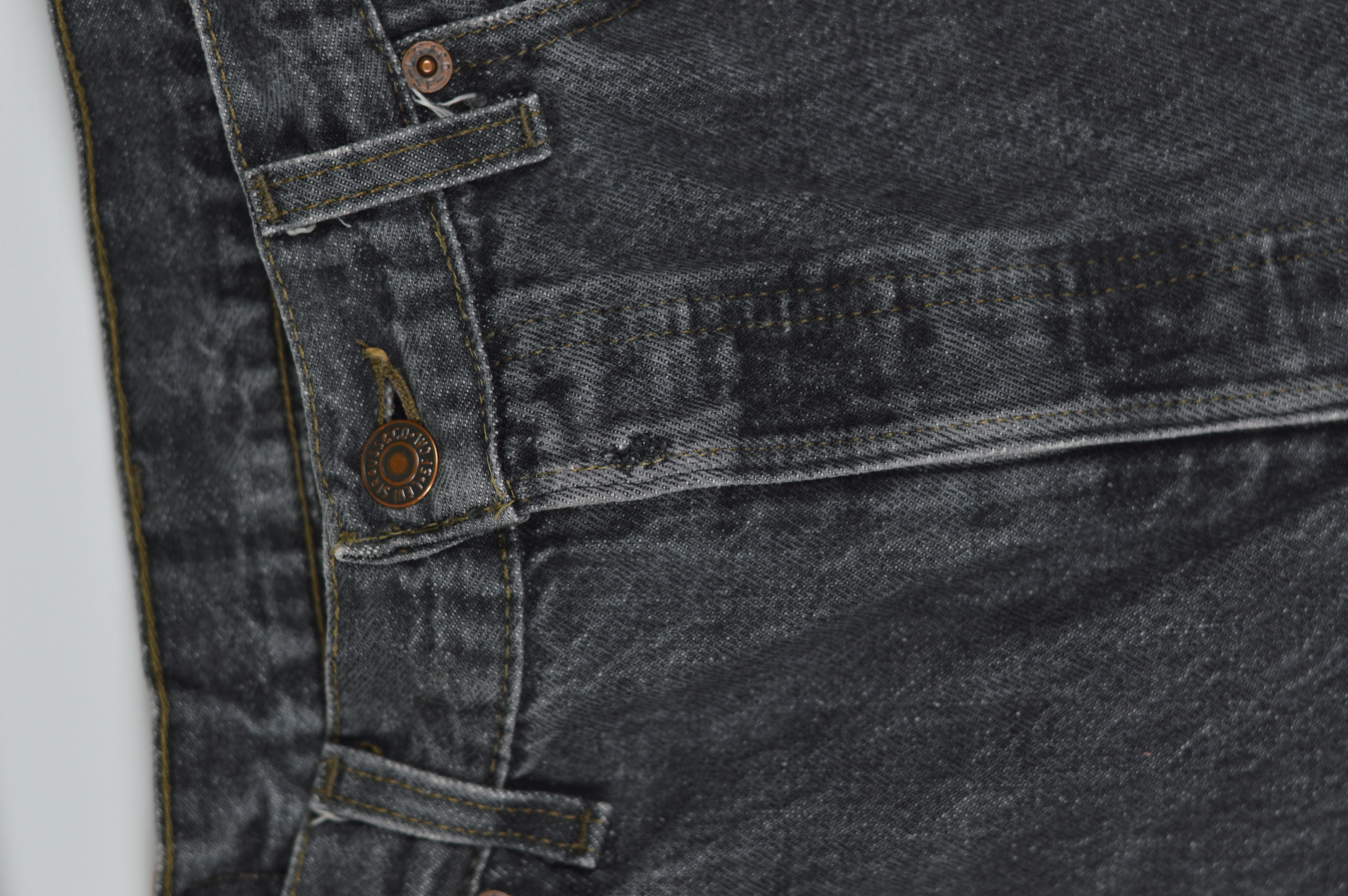 Levi's × Vintage Vintage Levis 501 Made in USA Jeans Grey Pant Size US 34 / EU 50 - 13 Thumbnail