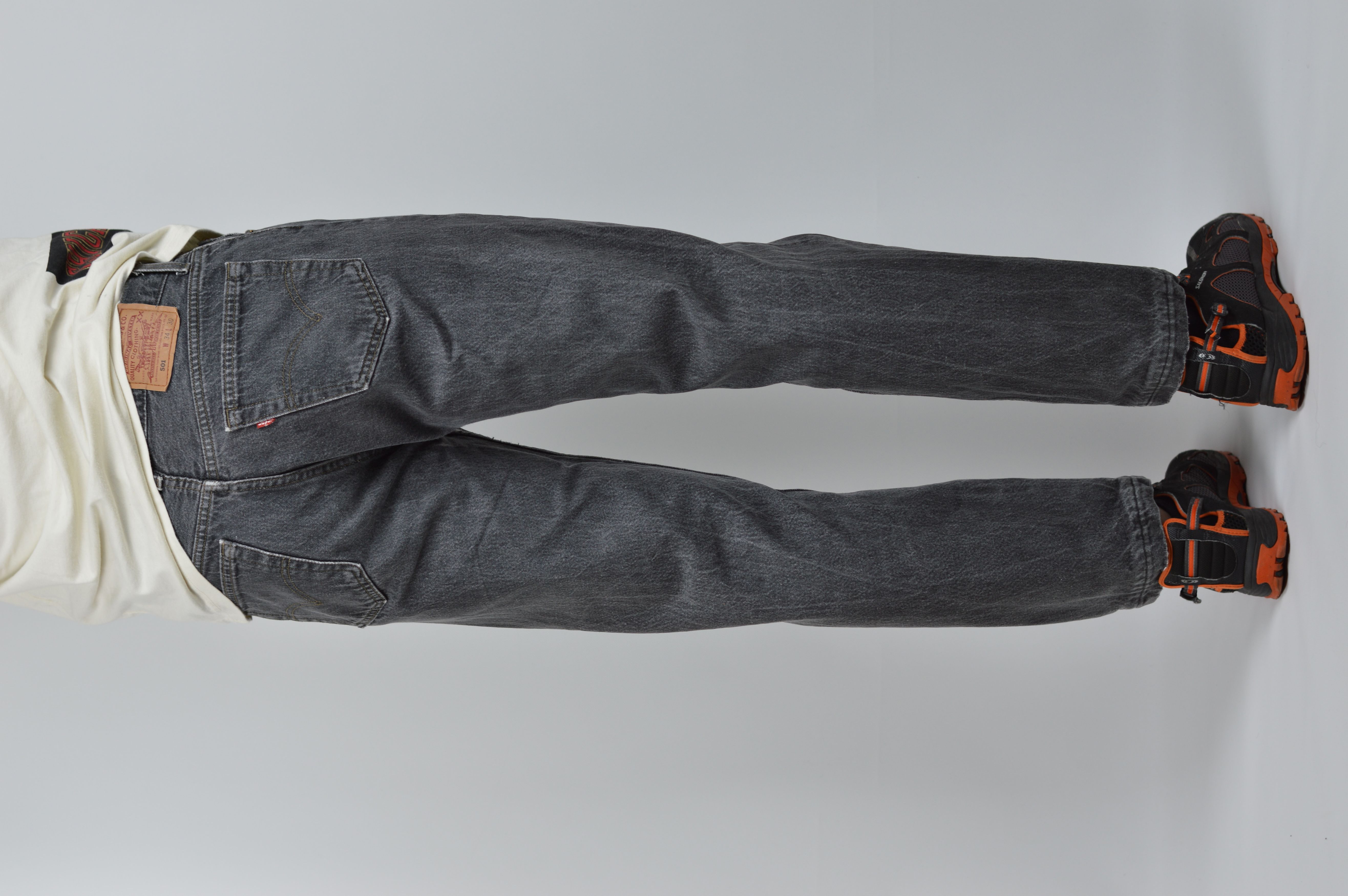 Levi's × Vintage Vintage Levis 501 Made in USA Jeans Grey Pant Size US 34 / EU 50 - 1 Thumbnail