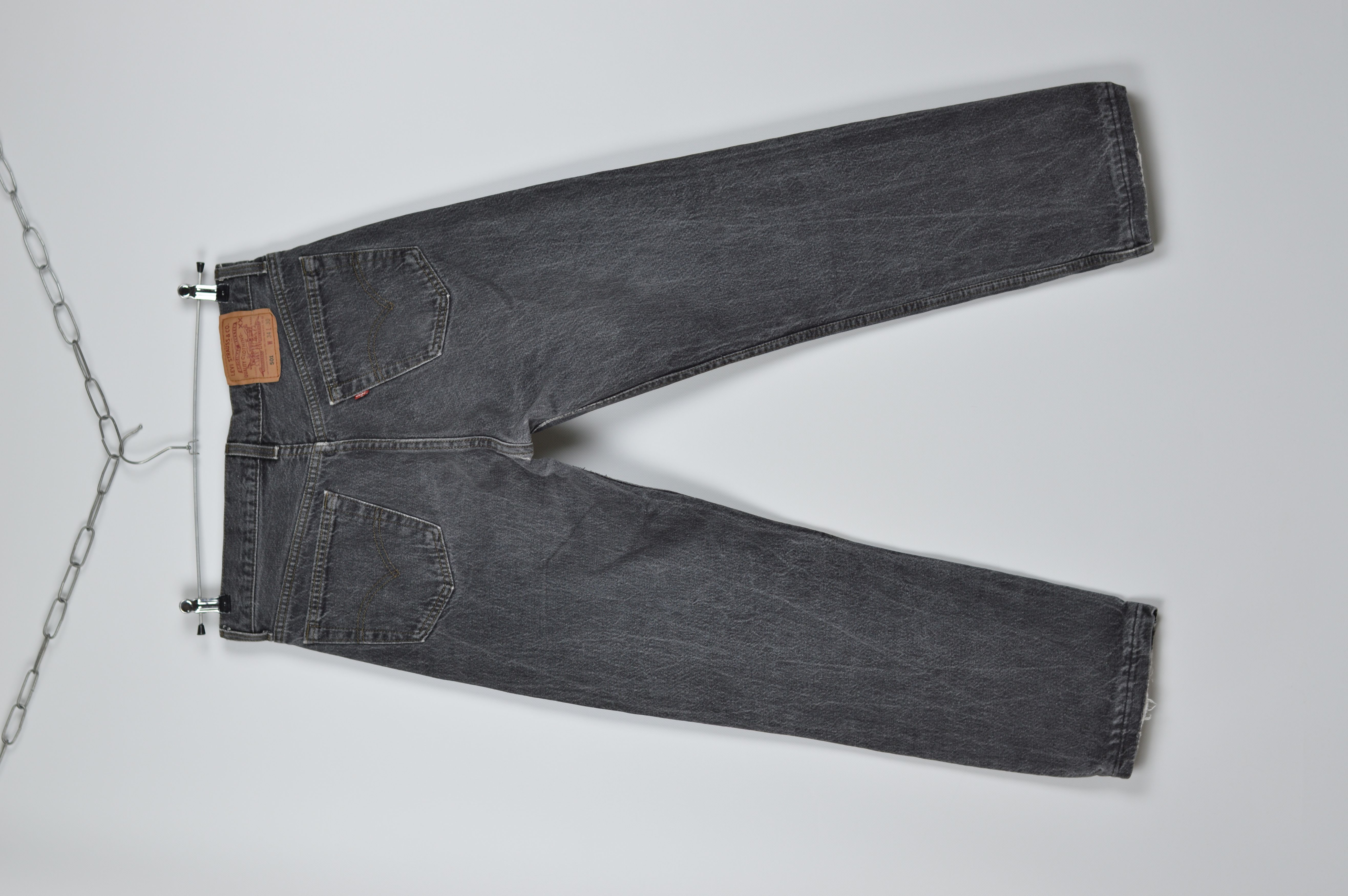 Levi's × Vintage Vintage Levis 501 Made in USA Jeans Grey Pant Size US 34 / EU 50 - 3 Thumbnail