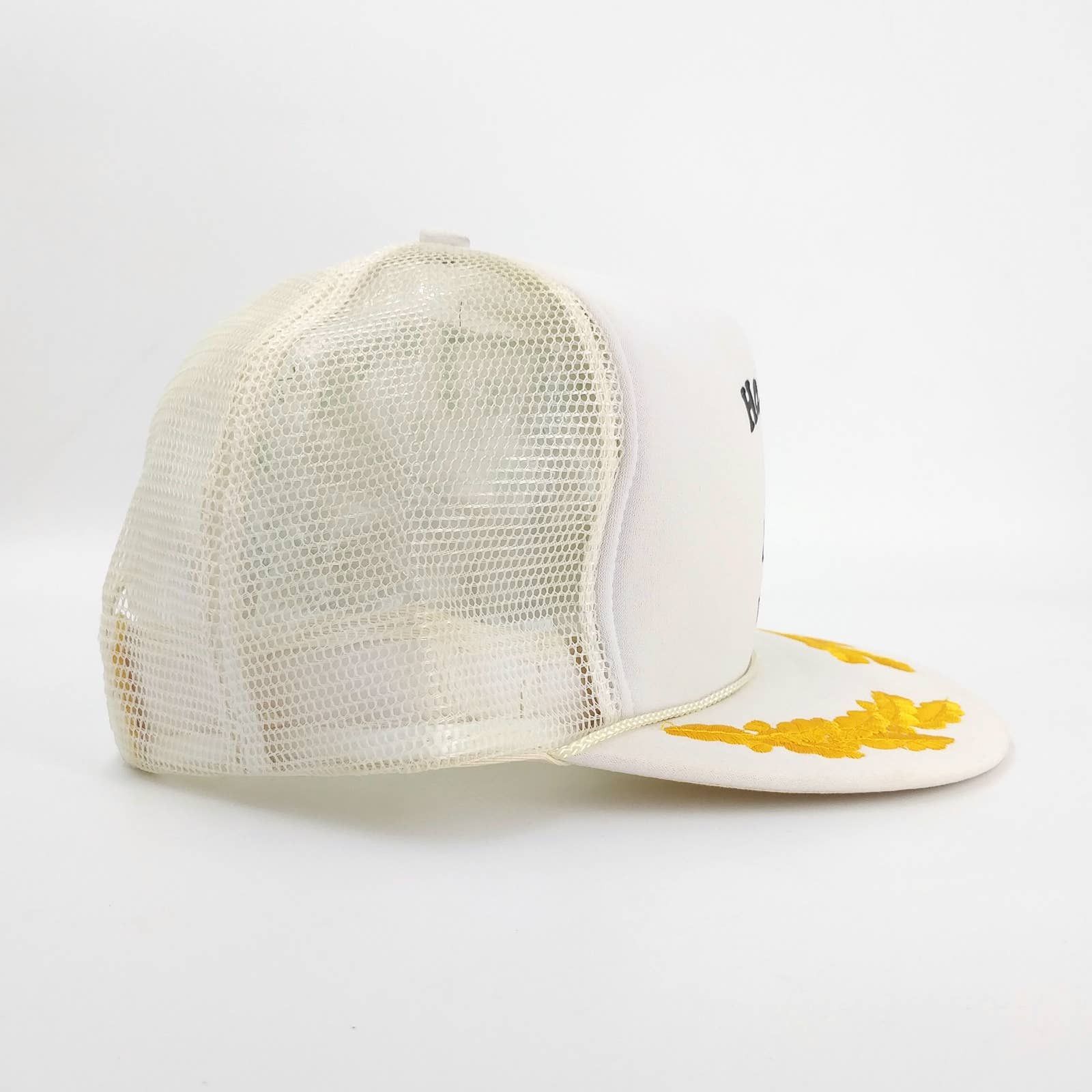 Vintage Vintage Harry's Place Snapback Trucker Hat Gold Leaf Brim Size ONE SIZE - 6 Thumbnail