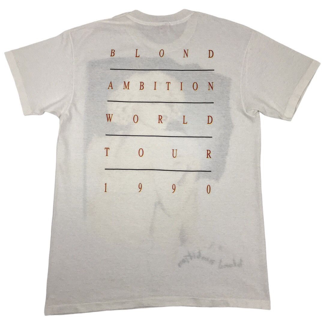 Band Tees × Vintage Vintage MADONNA blond ambition world tour promo t-shirt Size US L / EU 52-54 / 3 - 2 Thumbnail