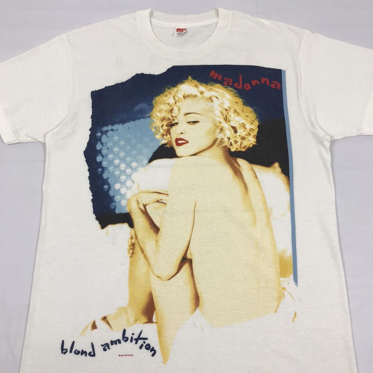 Band Tees × Vintage Vintage MADONNA blond ambition world tour promo t-shirt Size US L / EU 52-54 / 3 - 3 Thumbnail