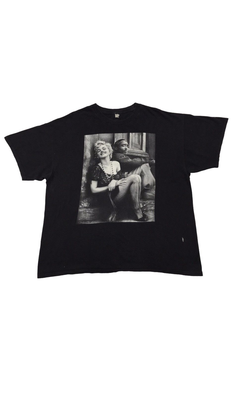 Rap Tees × Vintage Rare TUPAC SHAKUR with blond girl photo t-shirt Size US XXL / EU 58 / 5 - 1 Thumbnail