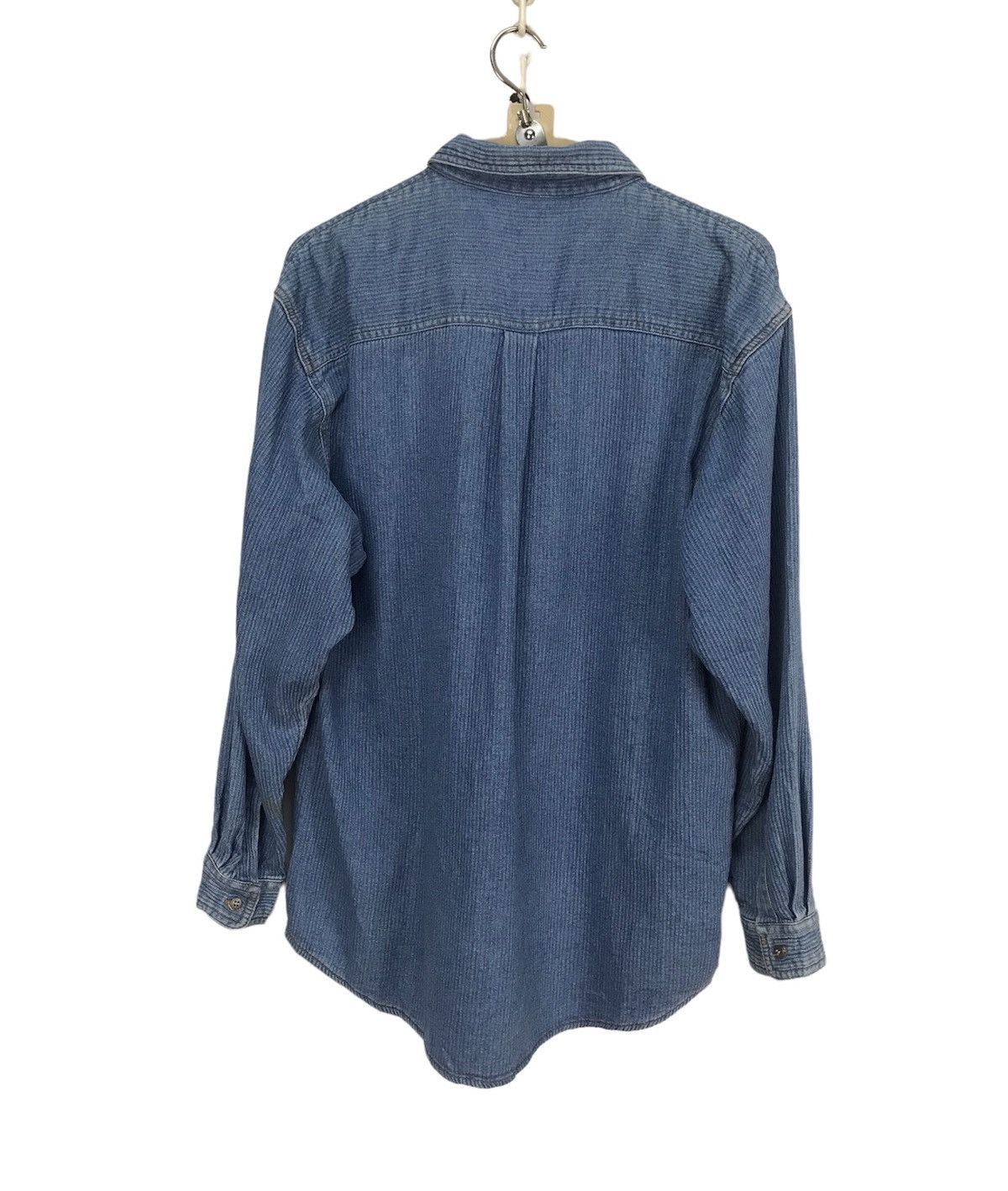 Japanese Brand × Vintage 🔥UNISEX 🔥Vintage pullover denim shirt Size US M / EU 48-50 / 2 - 2 Thumbnail