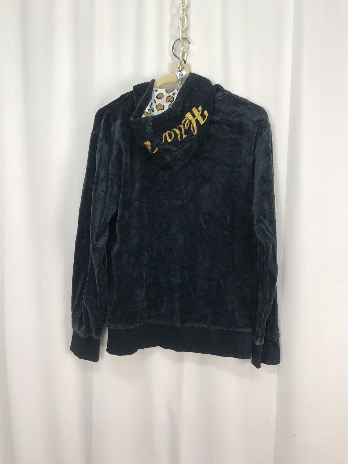 Japanese Brand × Vintage Hello kitty velvet zipper jacket Size M / US 6-8 / IT 42-44 - 9 Thumbnail