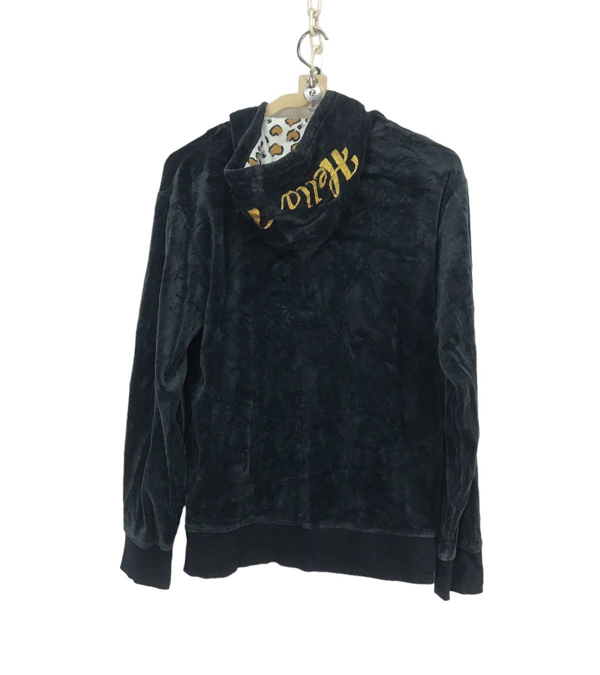 Japanese Brand × Vintage Hello kitty velvet zipper jacket Size M / US 6-8 / IT 42-44 - 2 Thumbnail