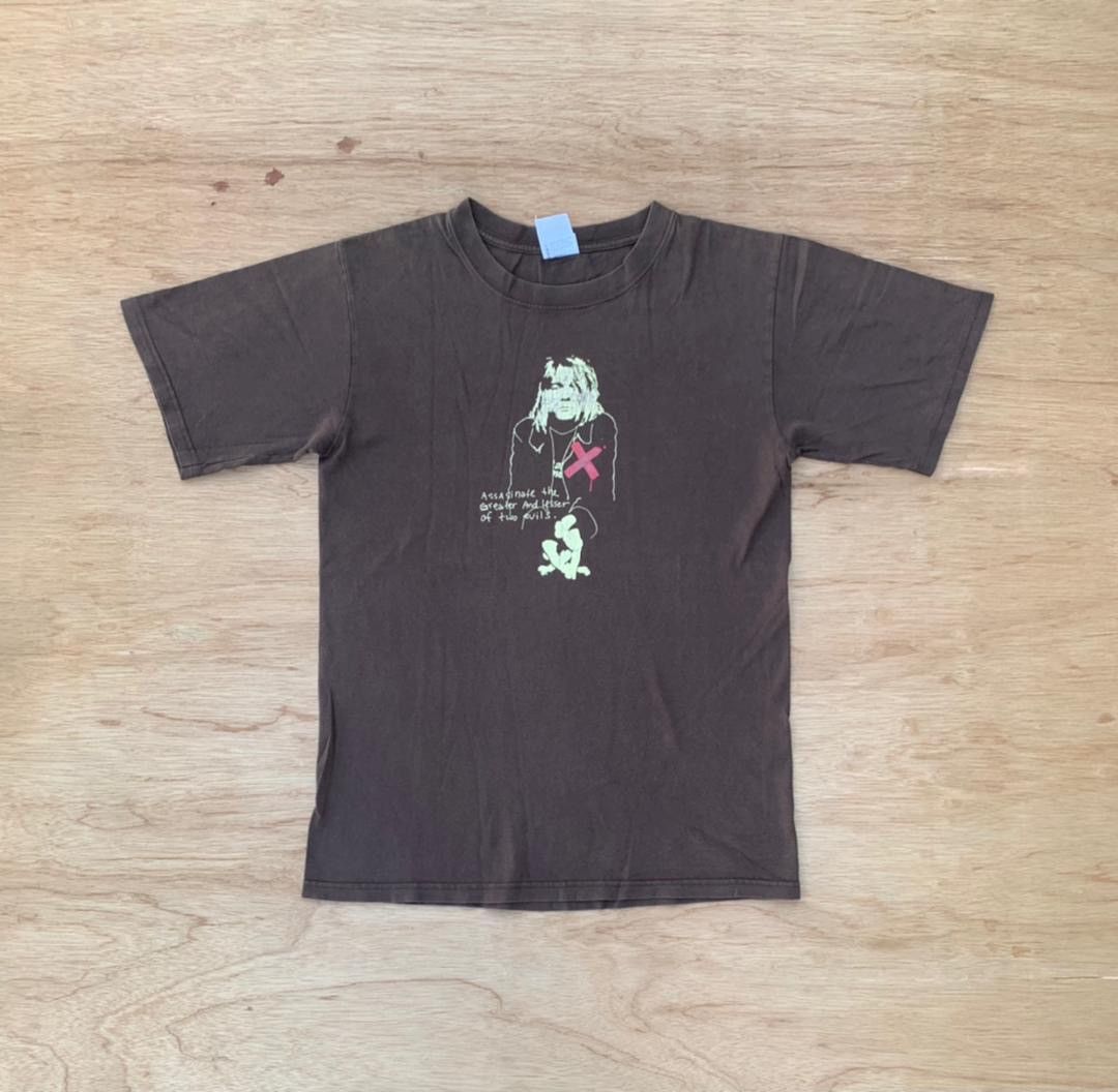 Anvil × Vintage vintage tee Nirvana Kurt Cobain C4 Size US S / EU 44-46 / 1 - 1 Thumbnail