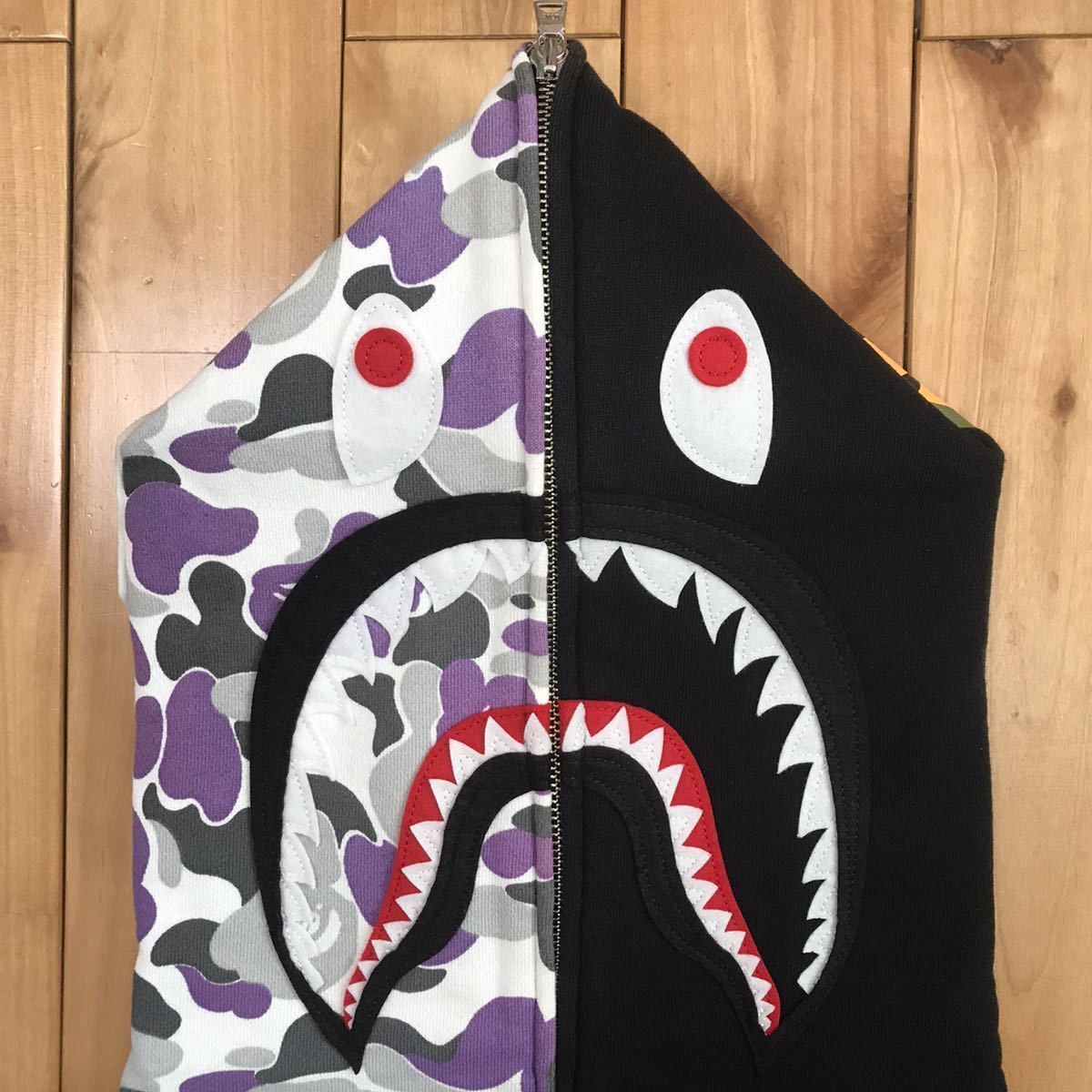 Bape × Pusha T New York 10th Anniversary Shark full zip hoodie PUSHA T Size US L / EU 52-54 / 3 - 5 Thumbnail