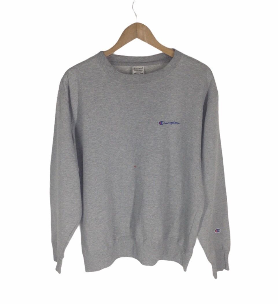 Champion Champion Sweatshirt Embroidery Big Logo Crewneck Hiphop Size US XL / EU 56 / 4 - 1 Thumbnail