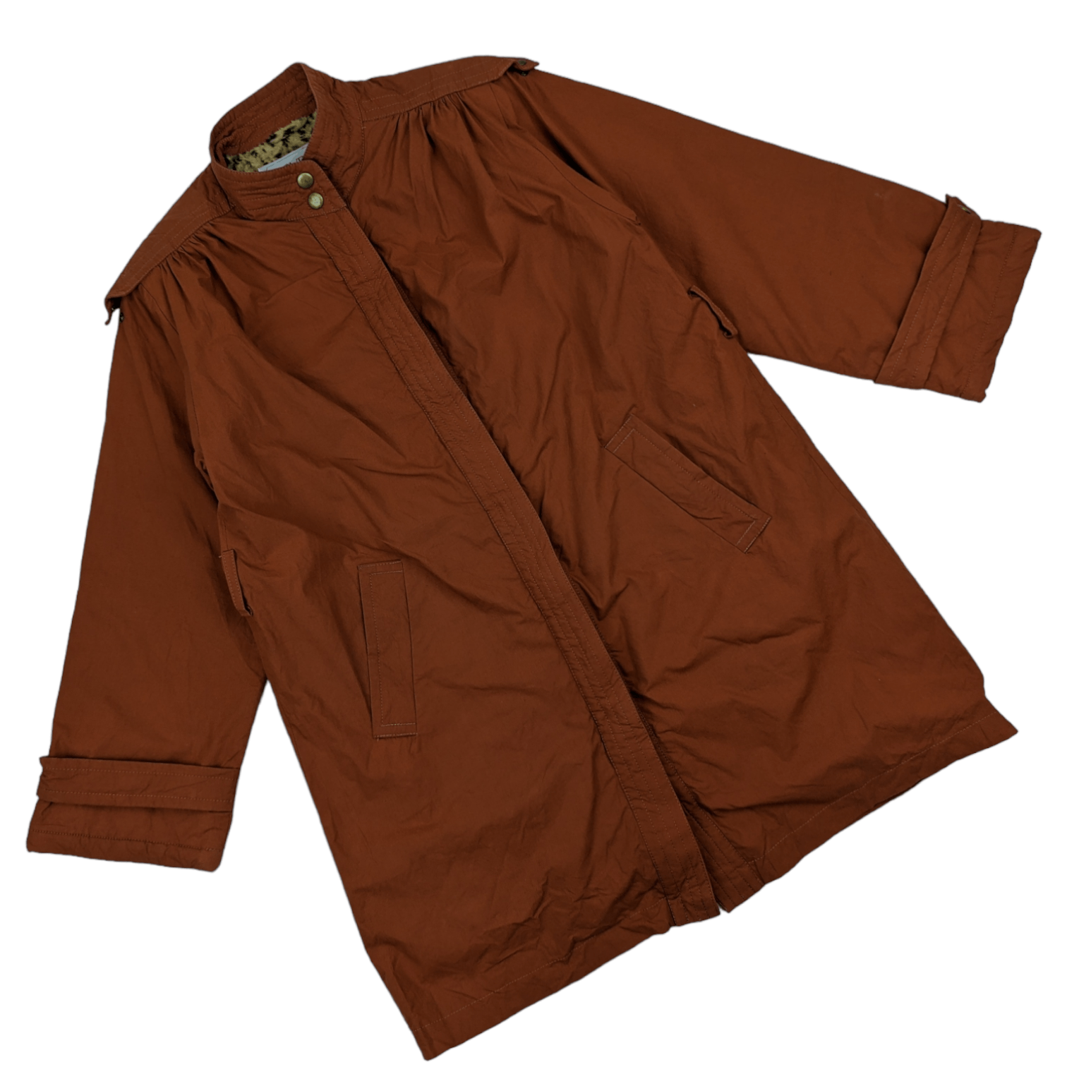 Japanese Brand Vintage Japan JOVEEL Long Style Trench Coat Winter Jacket Size M / US 6-8 / IT 42-44 - 4 Thumbnail