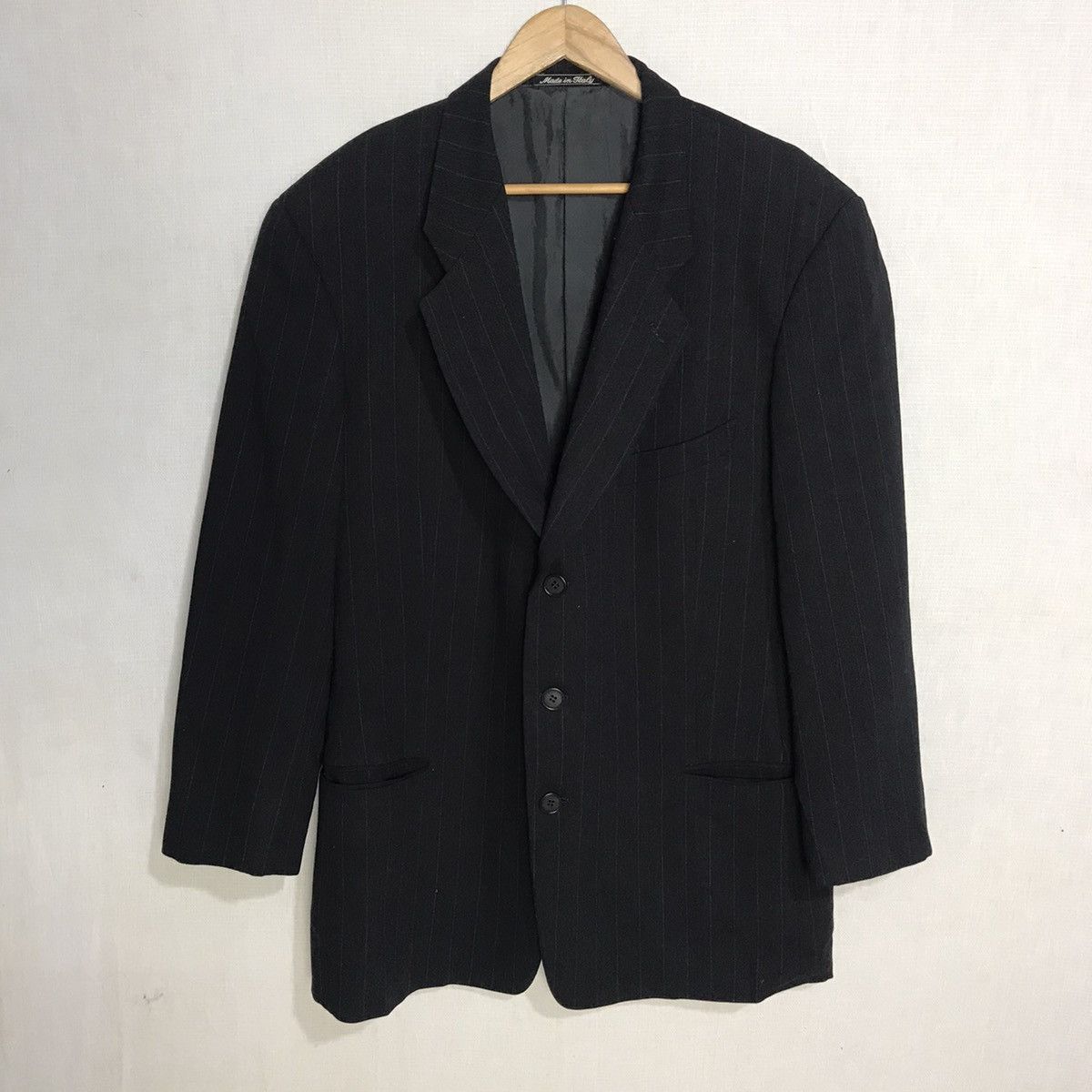 Giorgio Armani Giorgio armani black suit jacket Size US L / EU 52-54 / 3 - 1 Thumbnail