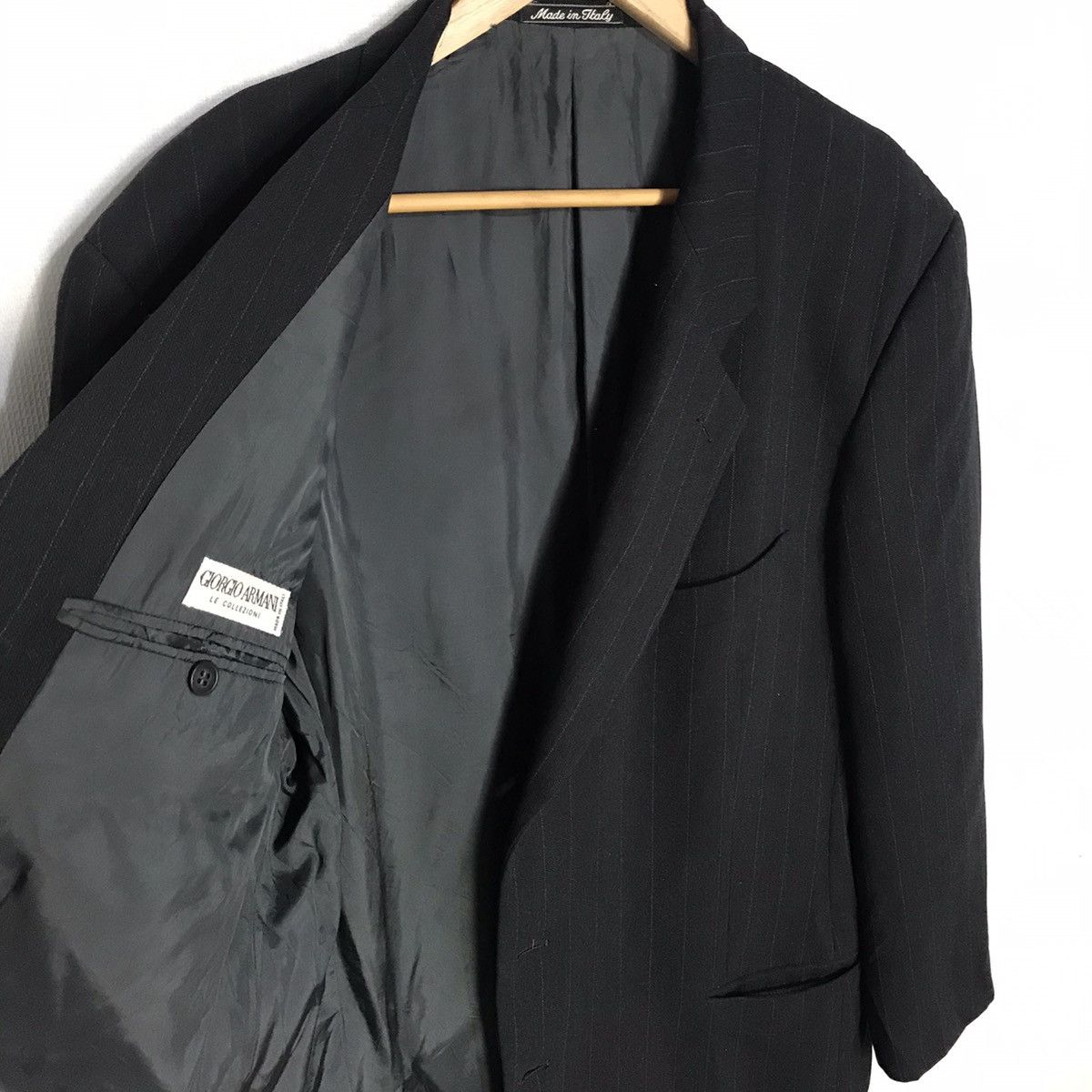 Giorgio Armani Giorgio armani black suit jacket Size US L / EU 52-54 / 3 - 6 Thumbnail