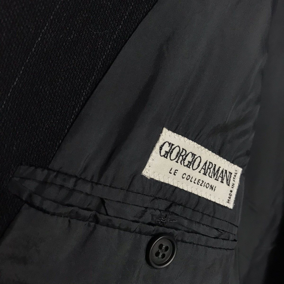 Giorgio Armani Giorgio armani black suit jacket Size US L / EU 52-54 / 3 - 5 Thumbnail