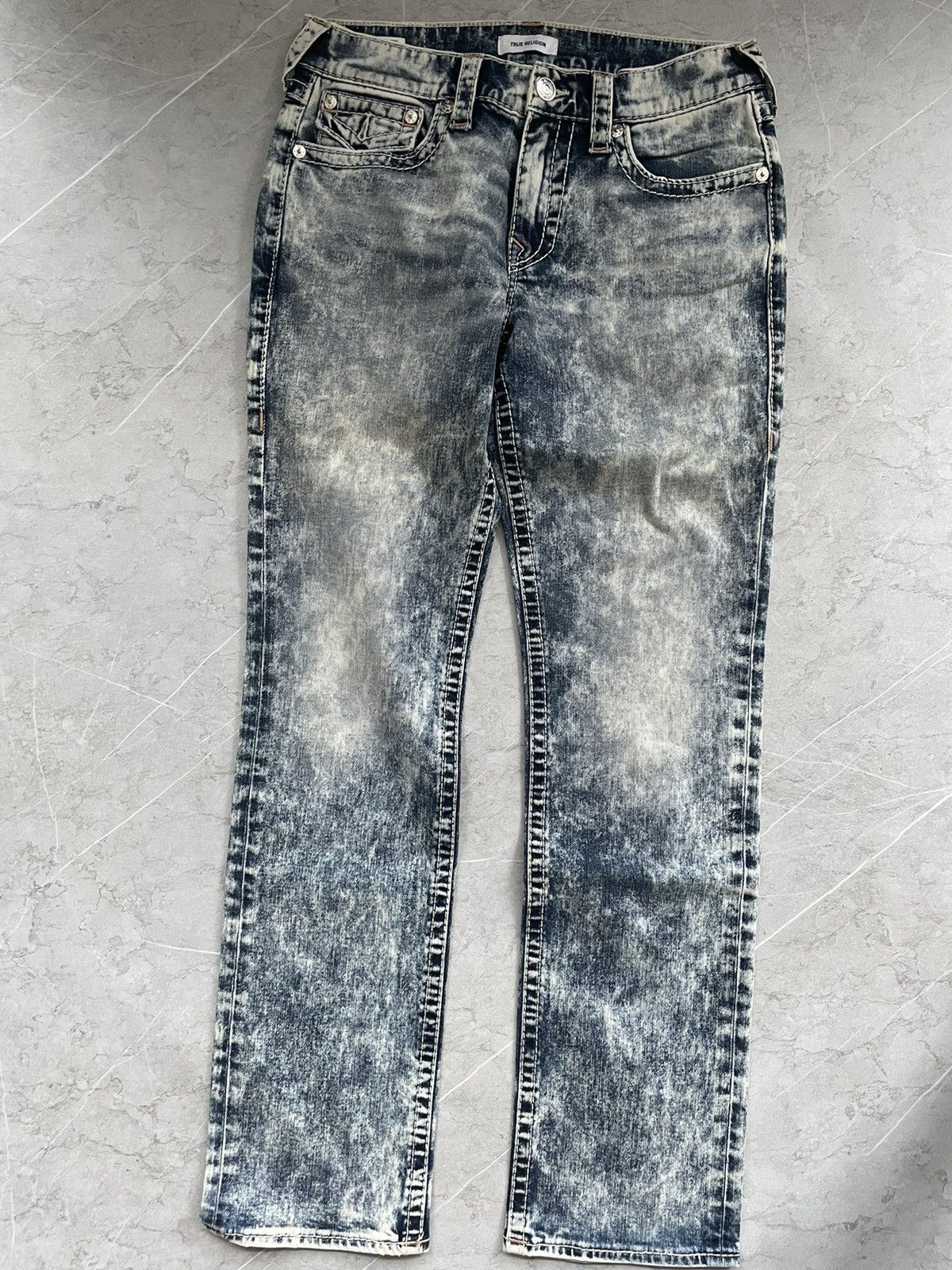 True Religion True religion washed denim jean Size US 32 / EU 48 - 6 Thumbnail