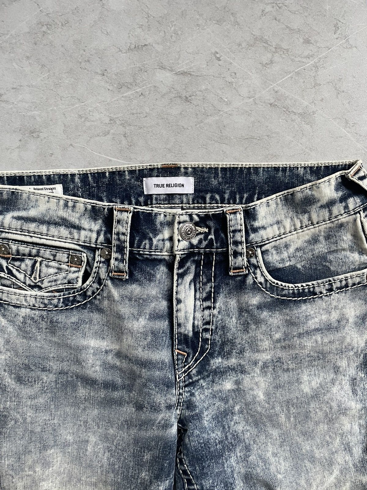 True Religion True religion washed denim jean Size US 32 / EU 48 - 9 Thumbnail