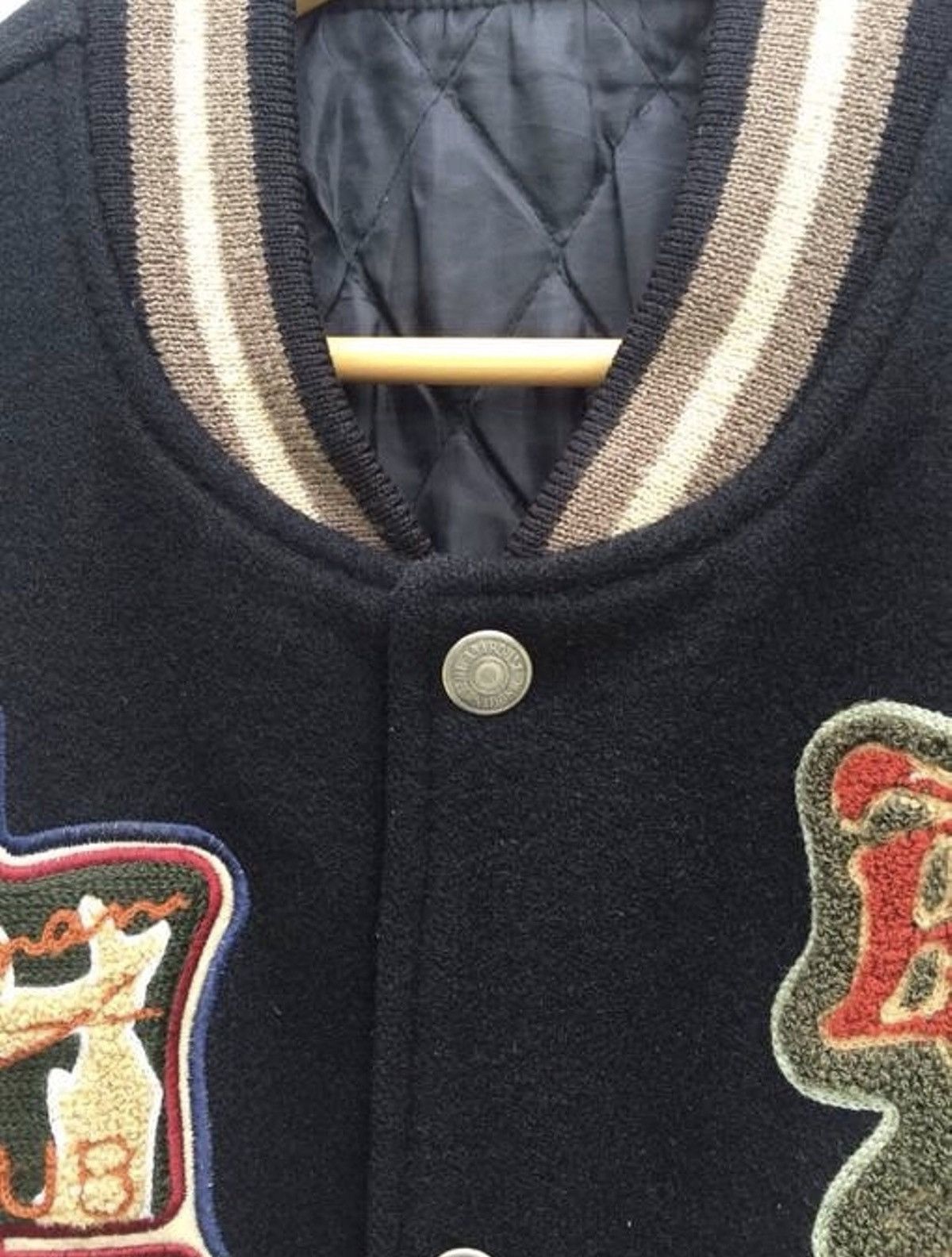 Designer Abahouse Jacket Fisherman Team Sleeve Leather Varsity Jacket Size US M / EU 48-50 / 2 - 5 Thumbnail