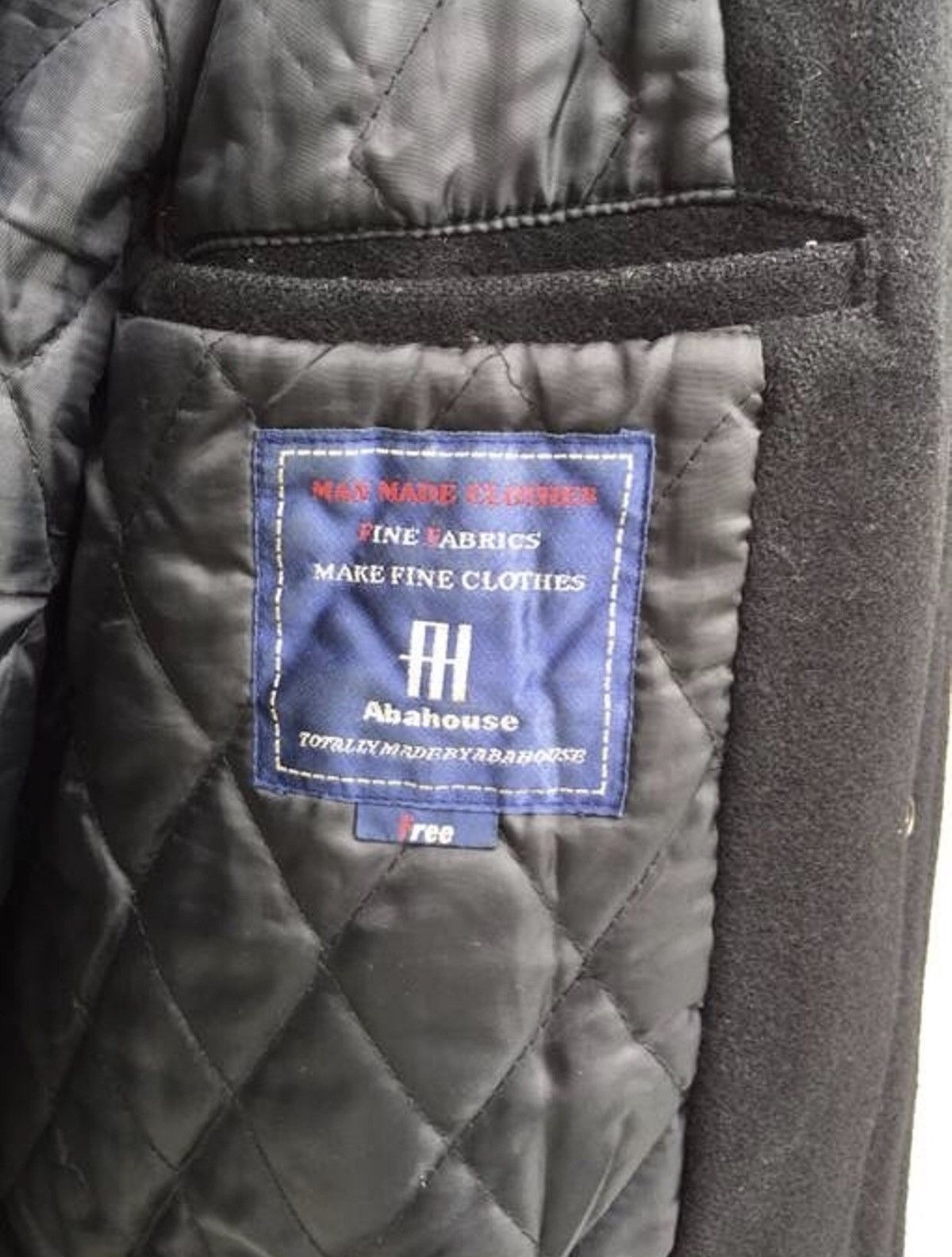 Designer Abahouse Jacket Fisherman Team Sleeve Leather Varsity Jacket Size US M / EU 48-50 / 2 - 8 Thumbnail