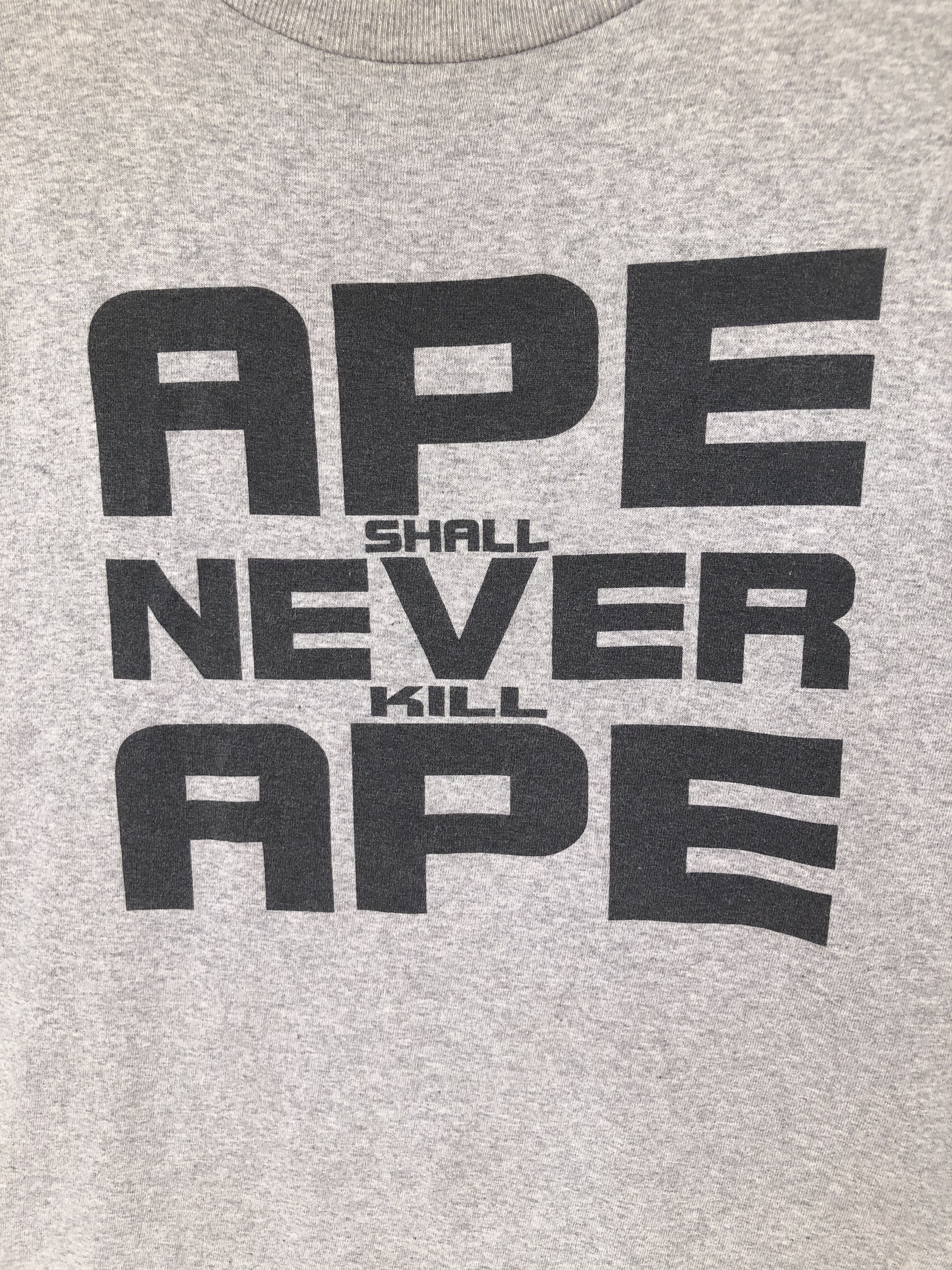 Bape BAPE “APE SHALL NEVER KILL APE” TEE SINGLE STITCH Size US M / EU 48-50 / 2 - 3 Thumbnail