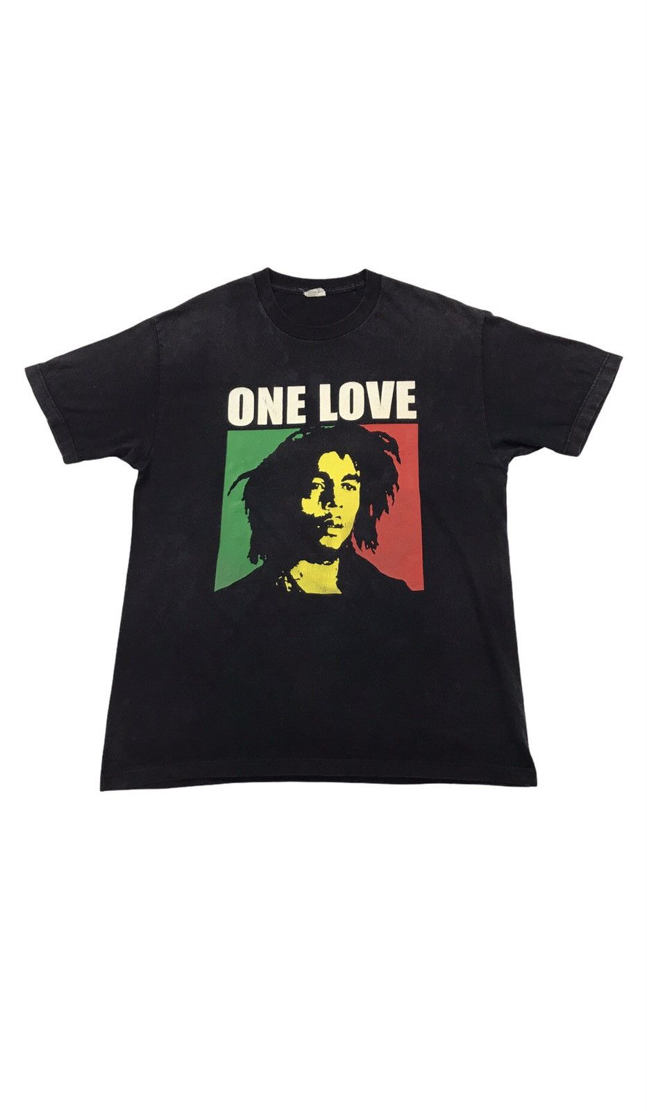 Band Tees × Bob Marley × Vintage Vintage BOB MARLEY one love rasta t-shirt Size US XL / EU 56 / 4 - 1 Thumbnail