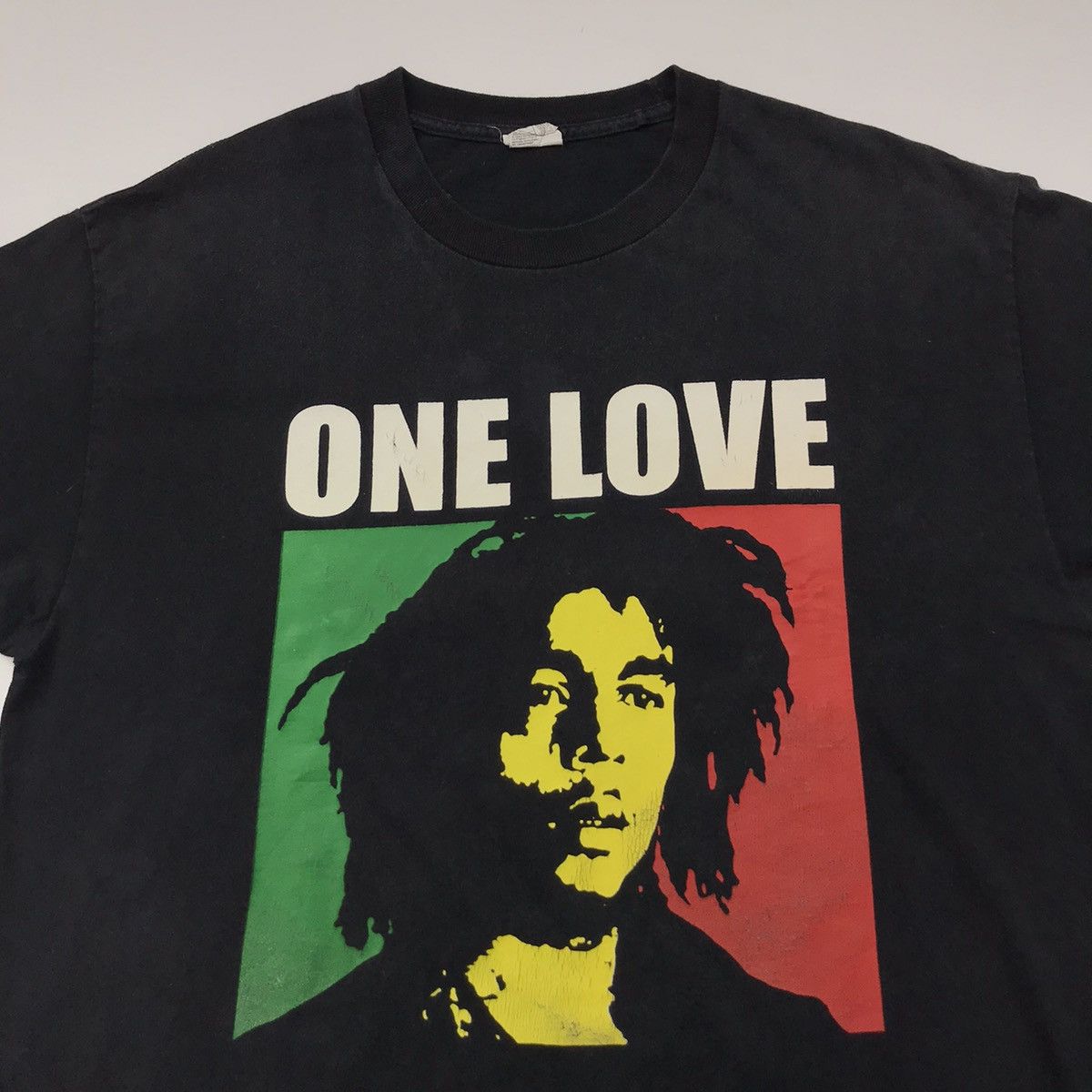 Band Tees × Bob Marley × Vintage Vintage BOB MARLEY one love rasta t-shirt Size US XL / EU 56 / 4 - 3 Thumbnail