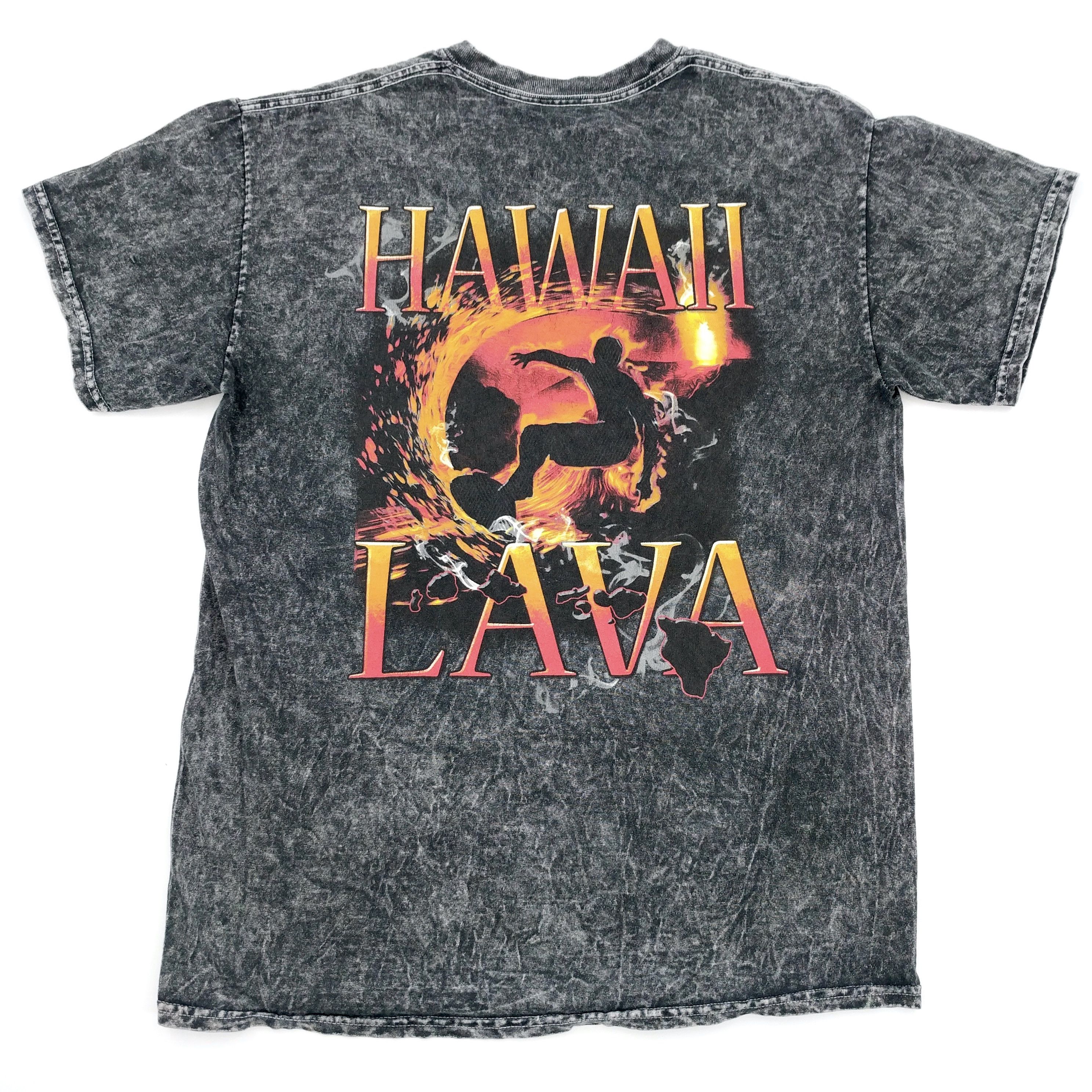 Vintage Vintage Hawaii Lava Acid Wash Surf Graphic T-Shirt Size US M / EU 48-50 / 2 - 1 Thumbnail
