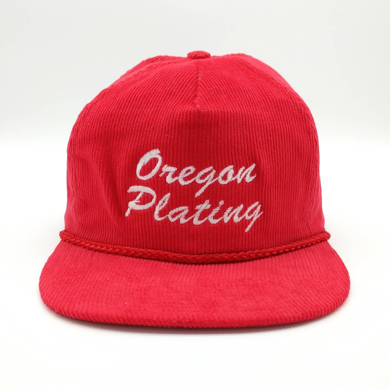 Vintage Vintage Oregon Plating Corduroy Snapback Trucker Hat 90s Size ONE SIZE - 1 Thumbnail