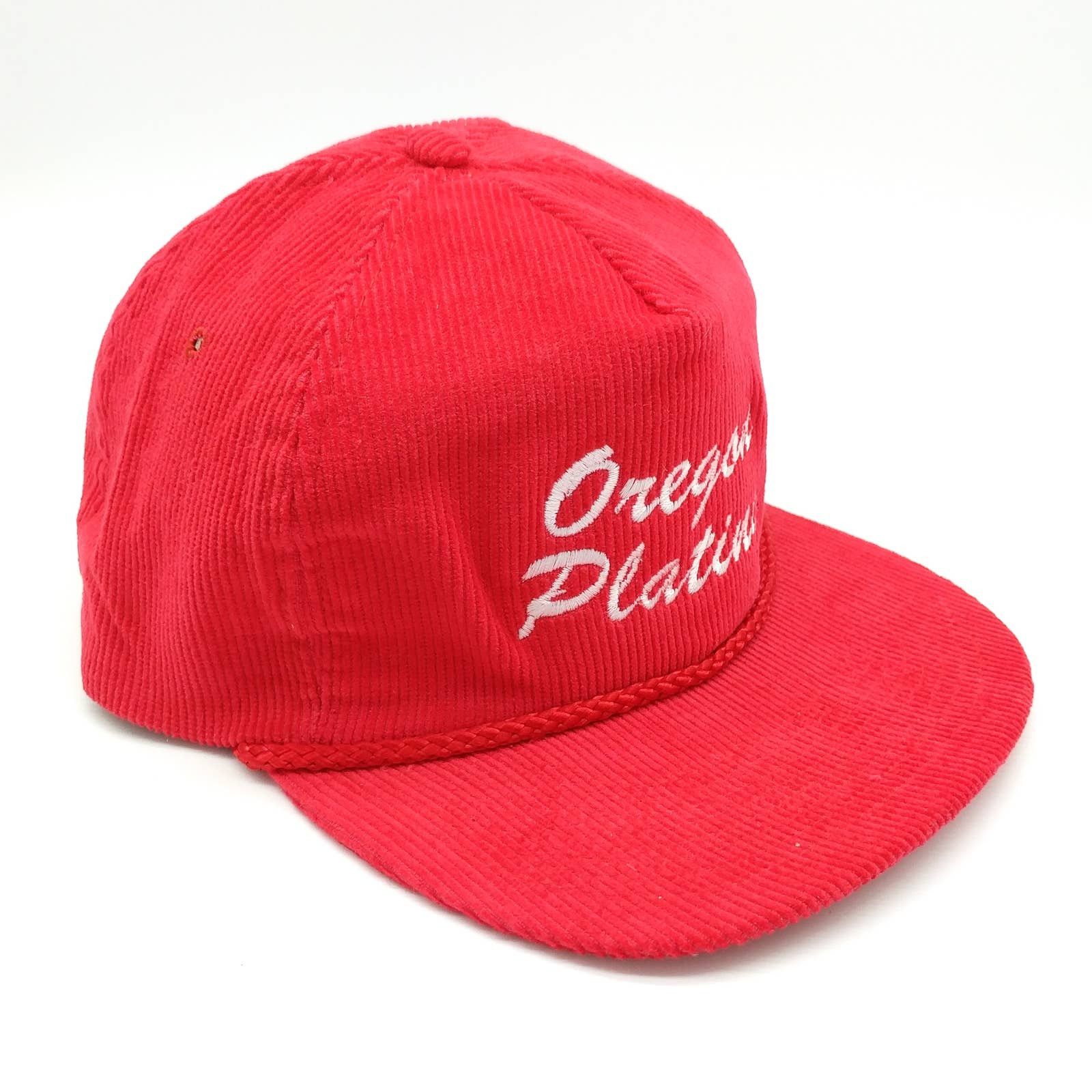 Vintage Vintage Oregon Plating Corduroy Snapback Trucker Hat 90s Size ONE SIZE - 2 Thumbnail