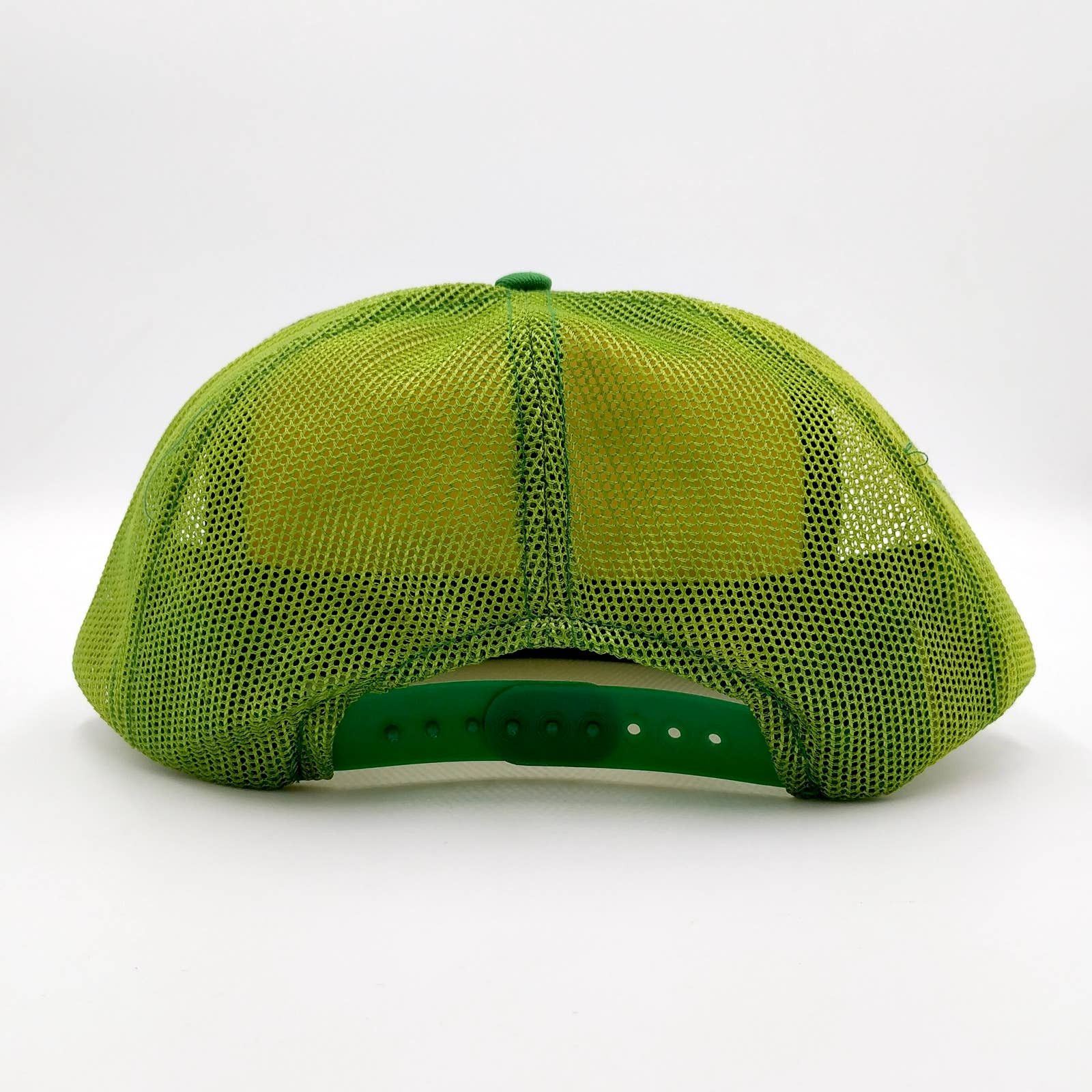 John Deere × Vintage Vintage JOHN DEERE Farmers Friend Snapback Trucker Mesh Hat Size ONE SIZE - 7 Thumbnail