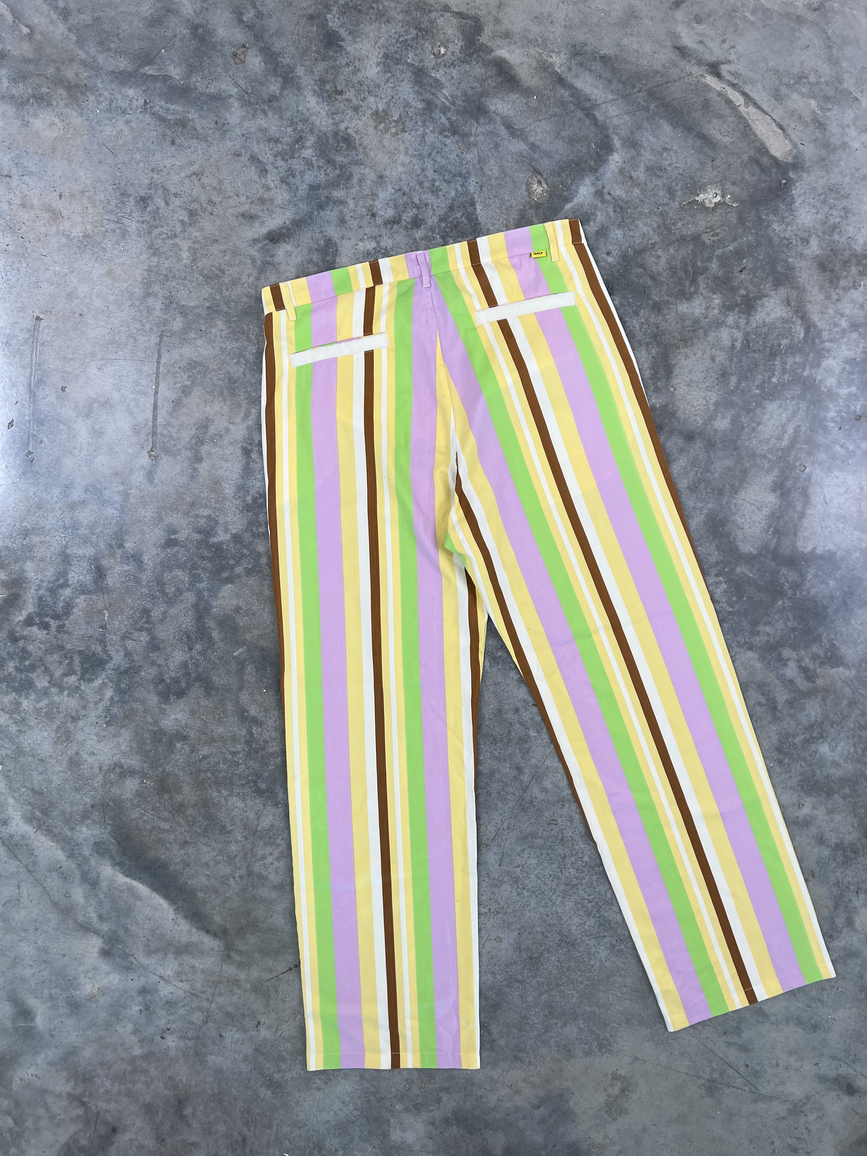 Golf Wang Golf Wang Vertical Stripe Skate Pants Sz. 34 Tyler Size US 34 / EU 50 - 3 Thumbnail