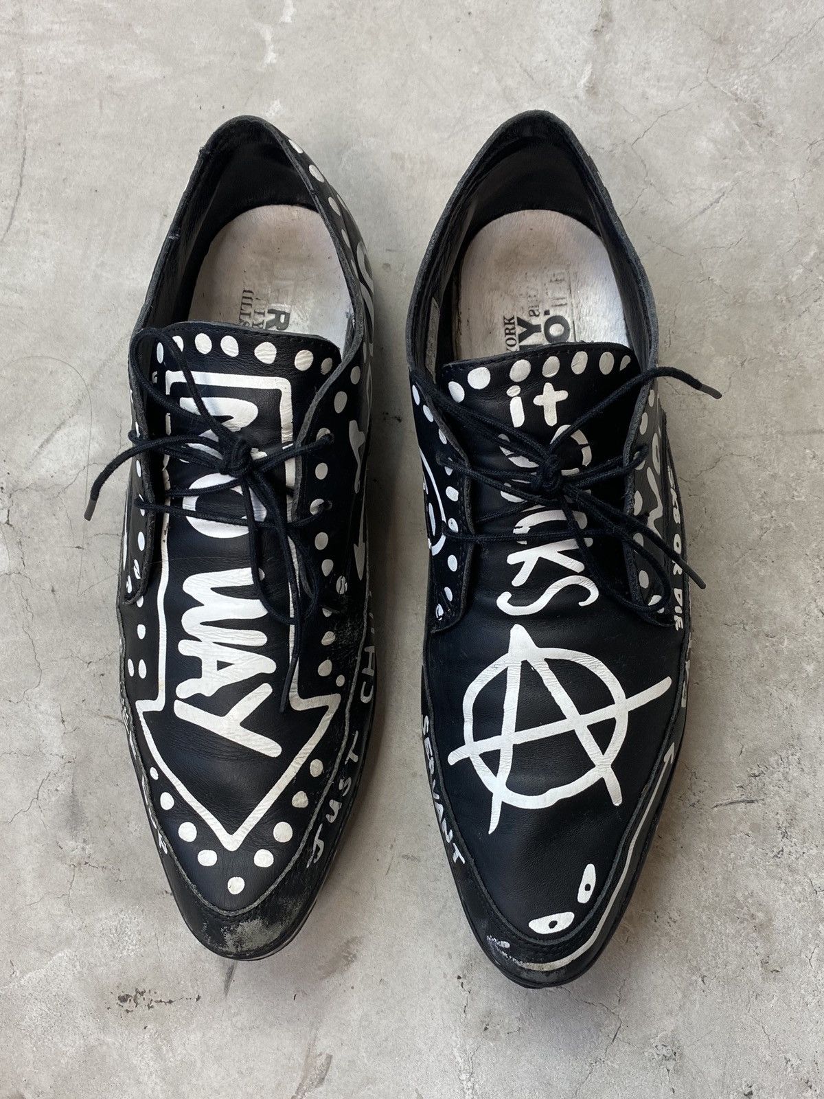 Adidas × Jeremy Scott Jeremey Scott x Adidas Anarchy “A” Sneakers Size US 10 / EU 43 - 1 Thumbnail