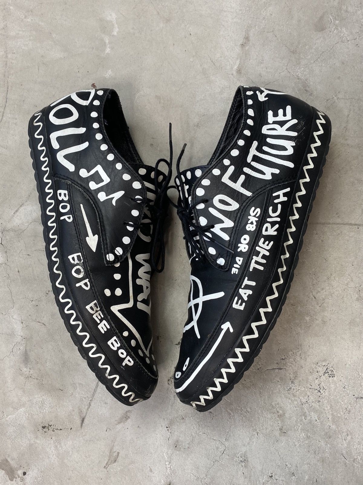 Adidas × Jeremy Scott Jeremey Scott x Adidas Anarchy “A” Sneakers Size US 10 / EU 43 - 4 Thumbnail