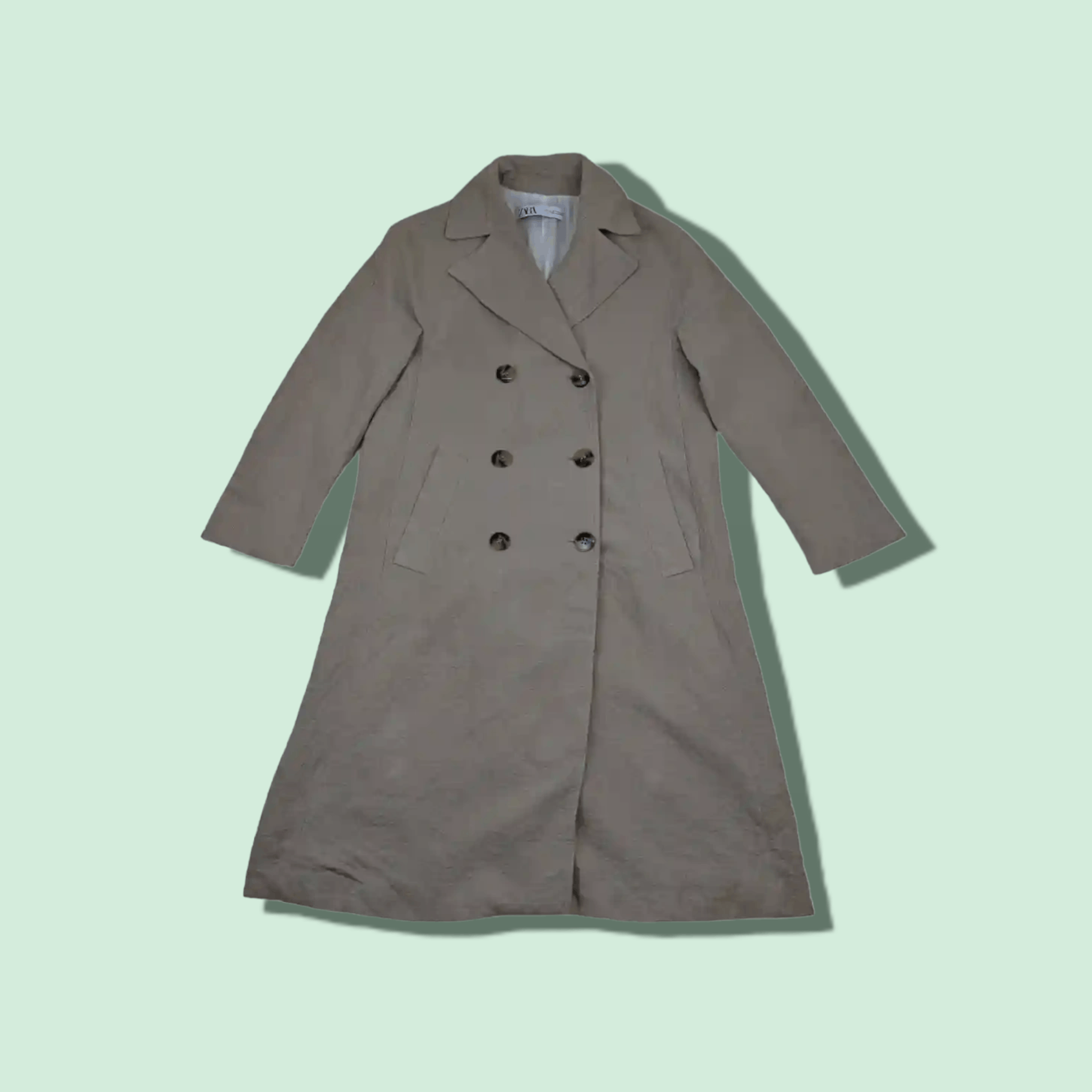 Zara ZARA Trench Coat Long Jacket Size M / US 6-8 / IT 42-44 - 1 Thumbnail