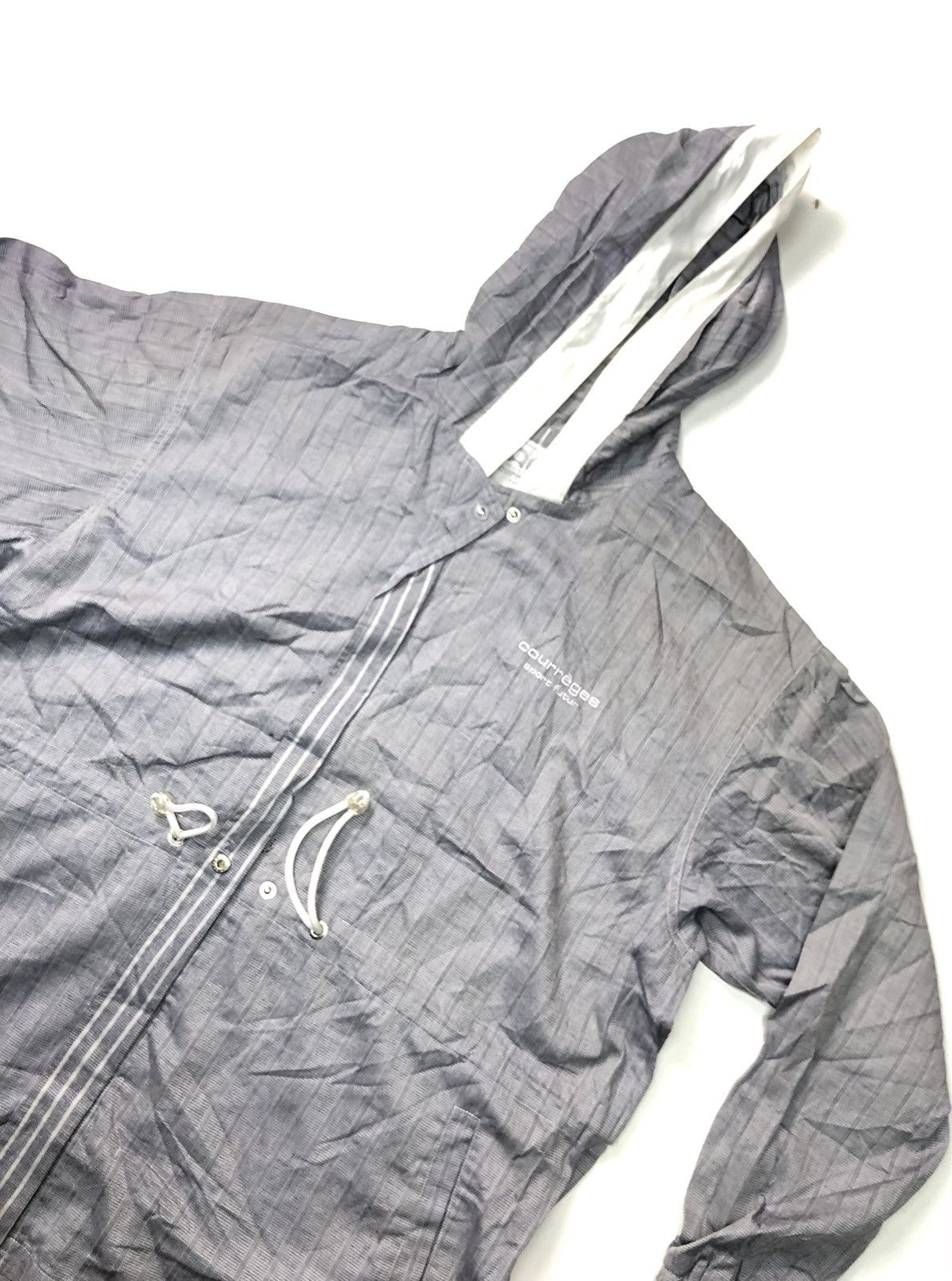 Courreges × Designer × Vintage VINTAGE COURREGES PARIS SPORT FUTUR JACKET HOODIE Size US L / EU 52-54 / 3 - 2 Thumbnail